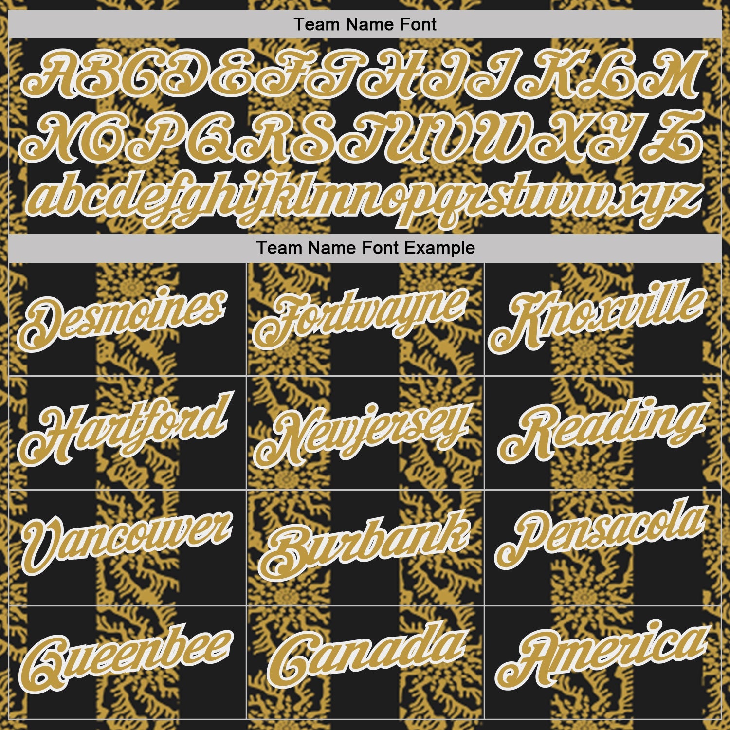 Custom Black Old Gold-White Abstract Floral Stripe Tribal Performance Polo Shirt view 4