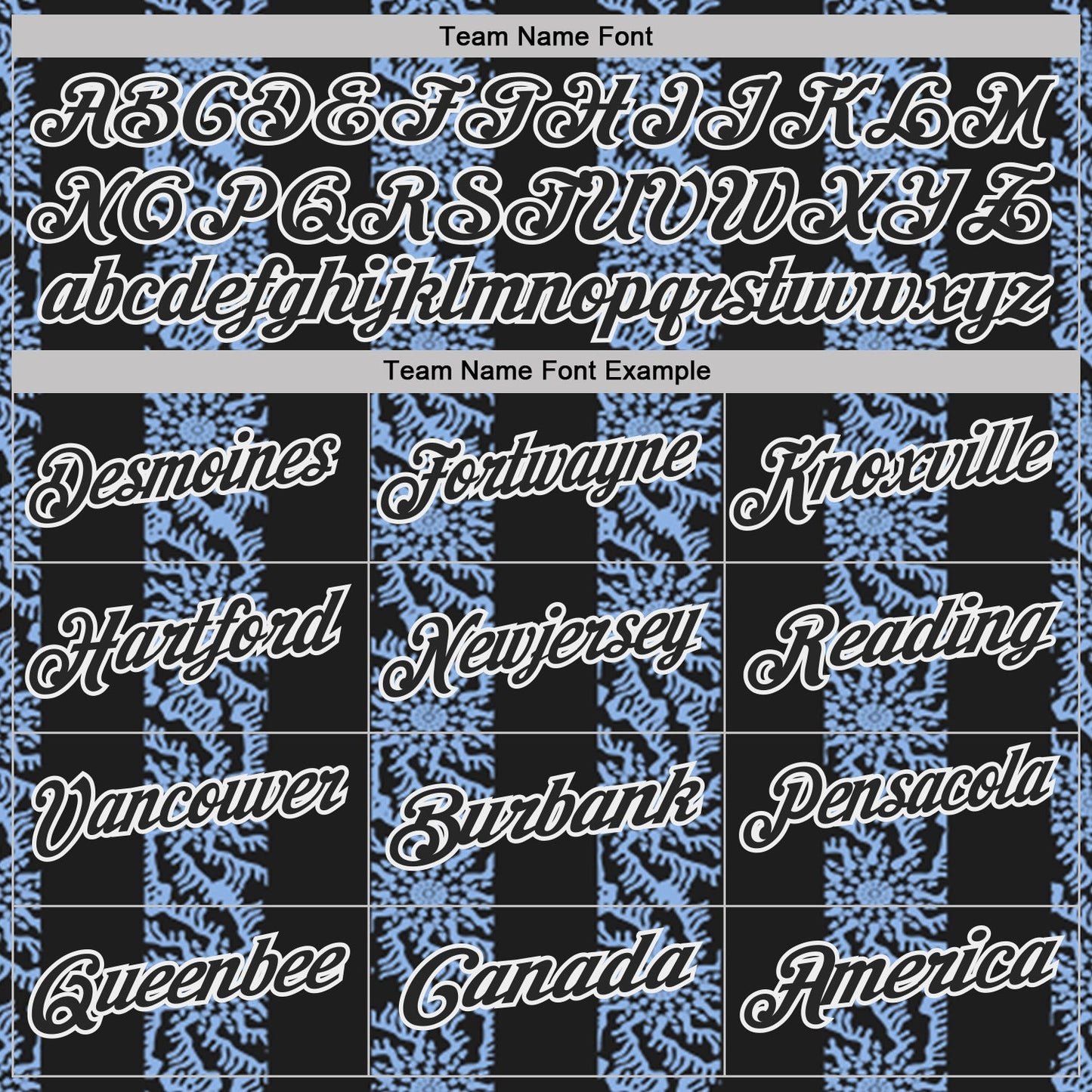 Custom Black Light Blue-White Abstract Floral Stripe Tribal Performance Polo Shirt view 4