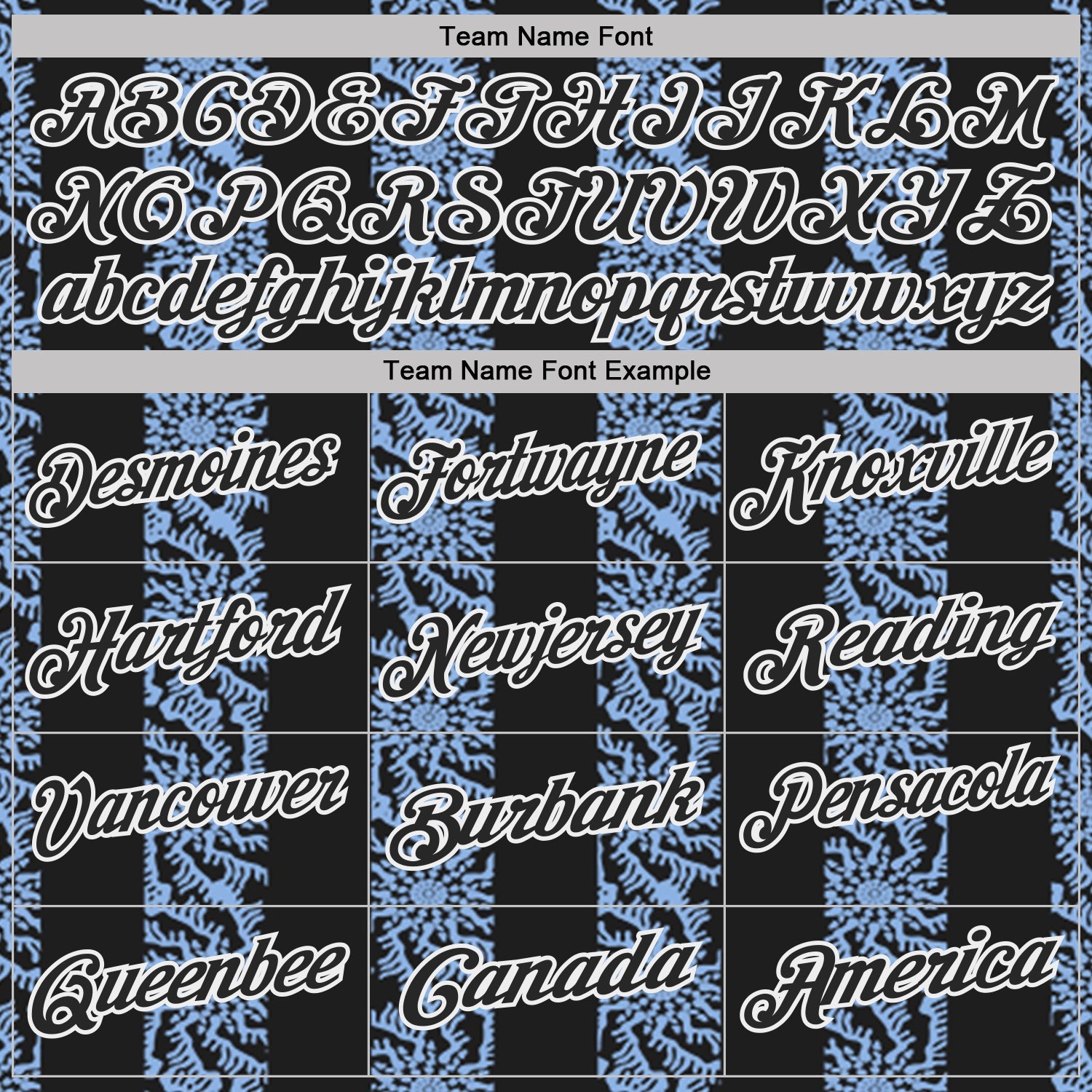 Custom Black Light Blue-White Abstract Floral Stripe Tribal Performance Polo Shirt view 4