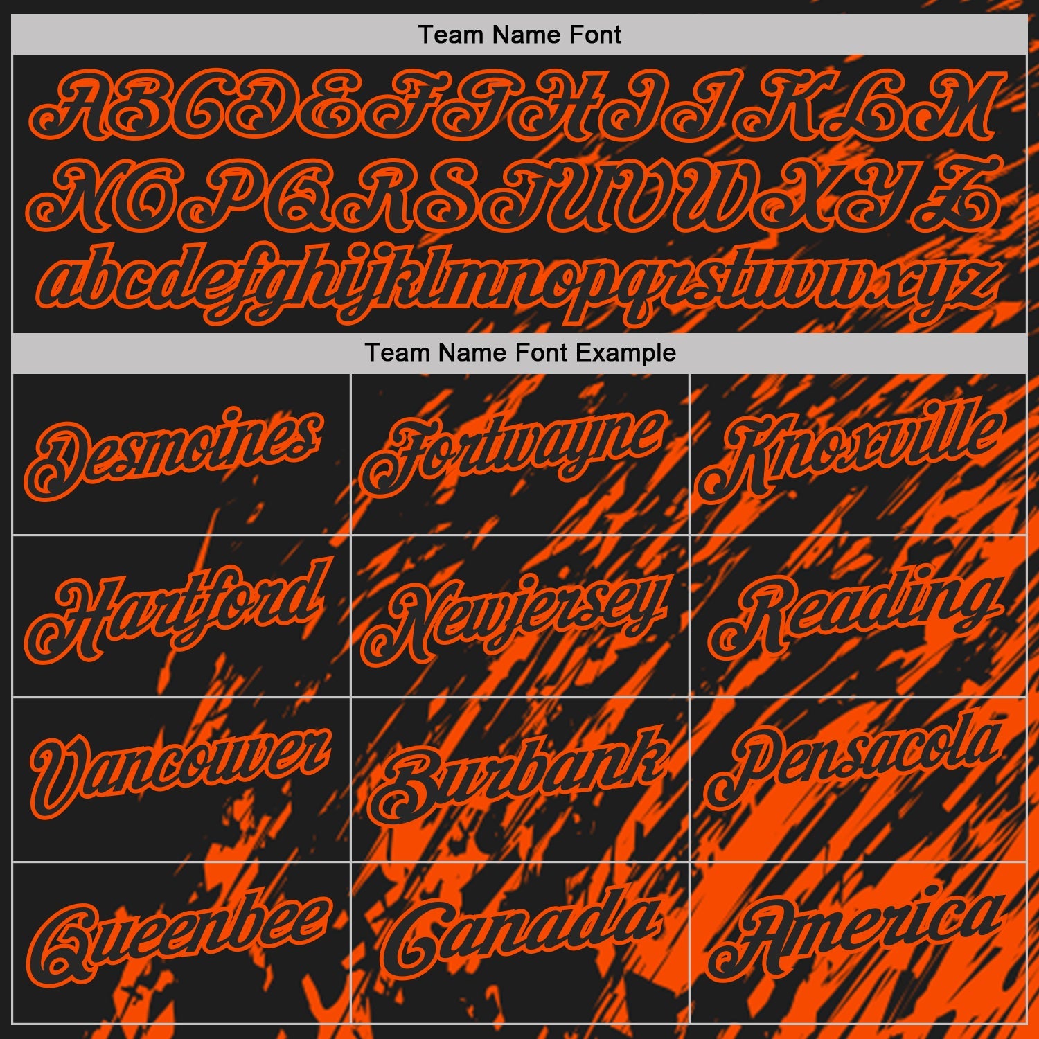 Custom Black-Orange Paint Stroke Grunge Streak Performance Polo Shirt view 4
