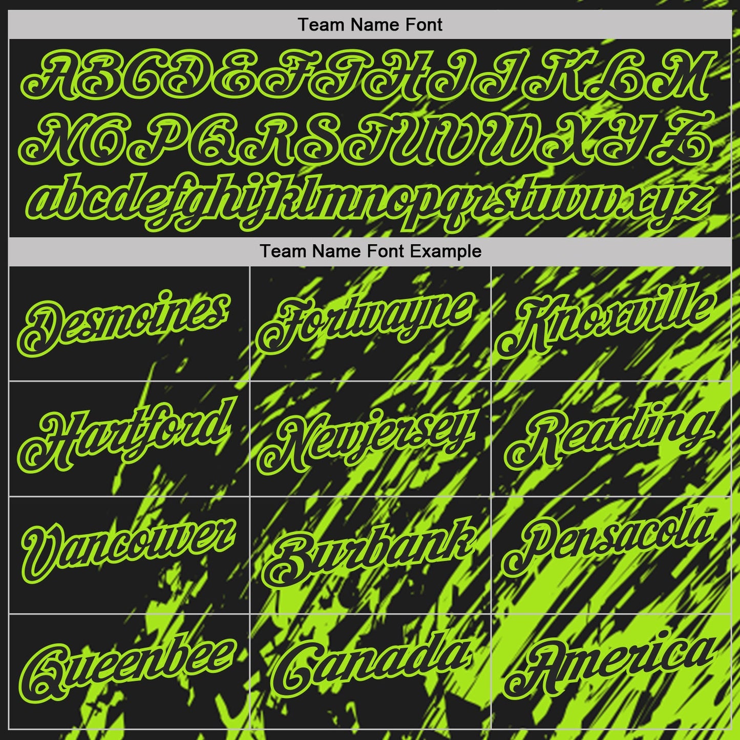 Custom Black-Neon Green Paint Stroke Grunge Streak Performance Polo Shirt view 4