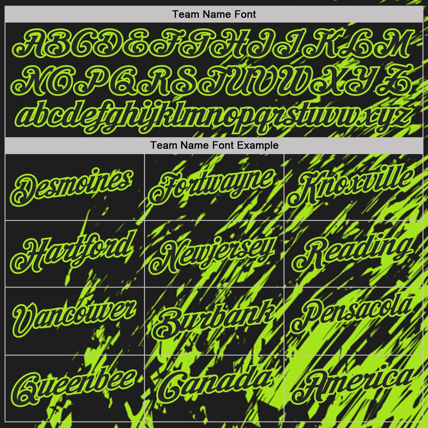 Custom Black-Neon Green Paint Stroke Grunge Streak Performance Polo Shirt view 4