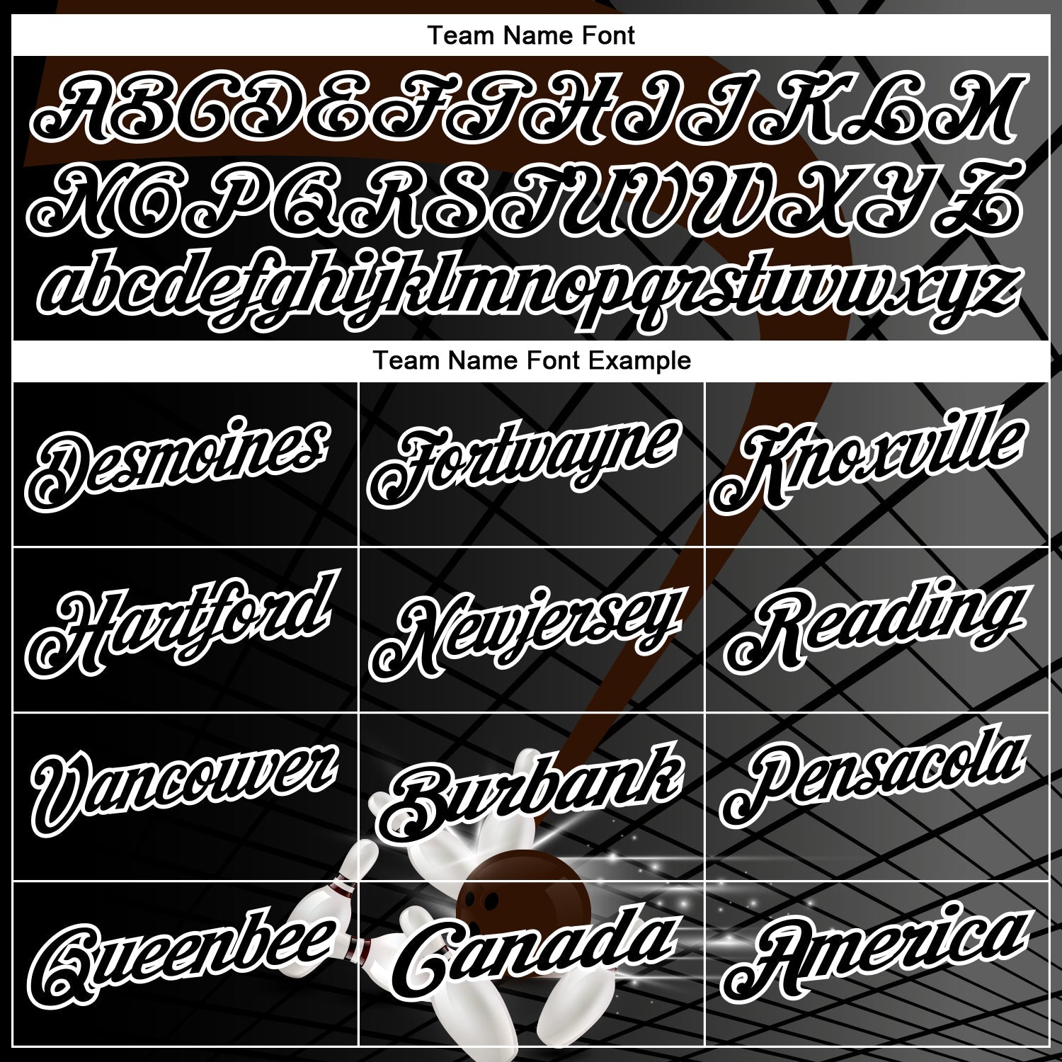 Custom Black Brown-White Bowling Geometric Grid Performance Polo Shirt view 4