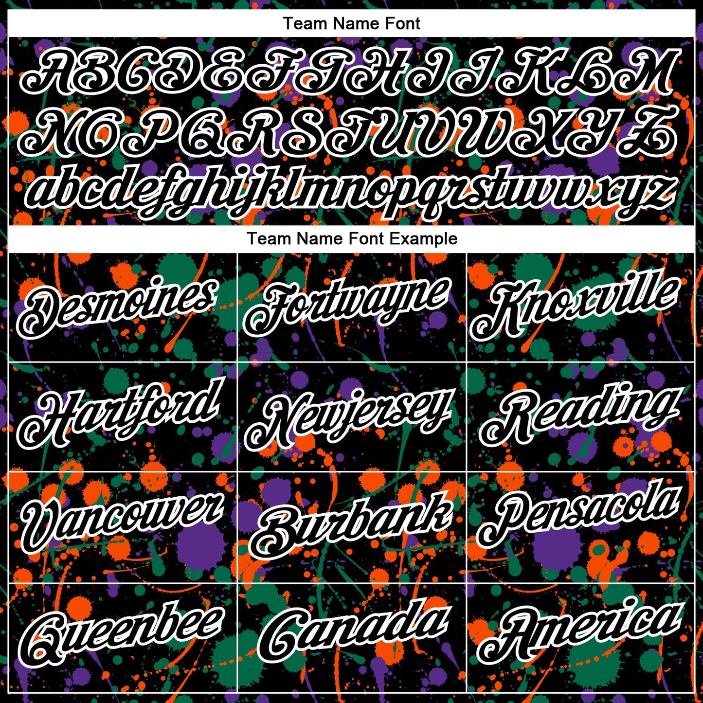 Custom Graffiti Pattern Black Kelly Green Old Gold Orange-White Vibrant Multi-Color Abstract Splatter Performance Polo Shirt view 4