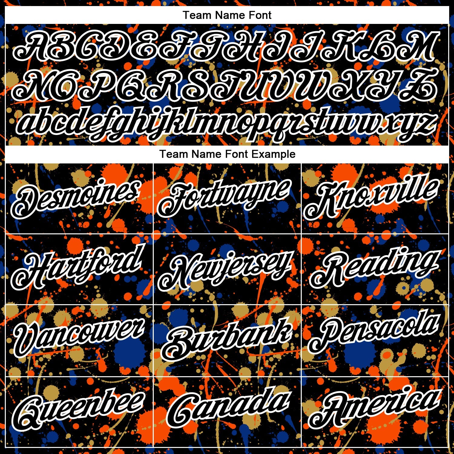 Custom Graffiti Pattern Black Royal Orange Old Gold-White Vibrant Multi-Color Abstract Splatter Performance Polo Shirt view 4