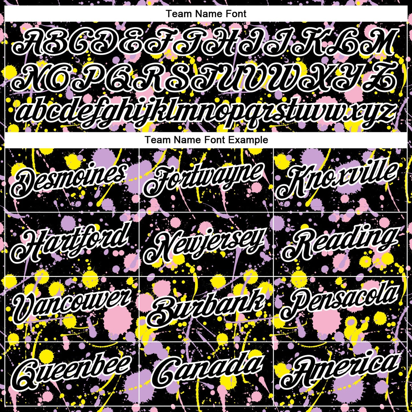 Custom Graffiti Pattern Black Light Pink Light Purple Light Yellow-White Vibrant Multi-Color Abstract Splatter Performance Polo Shirt view 4