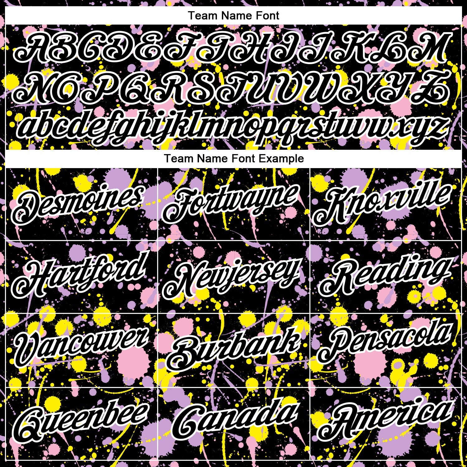 Custom Graffiti Pattern Black Light Pink Light Purple Light Yellow-White Vibrant Multi-Color Abstract Splatter Performance Polo Shirt view 4