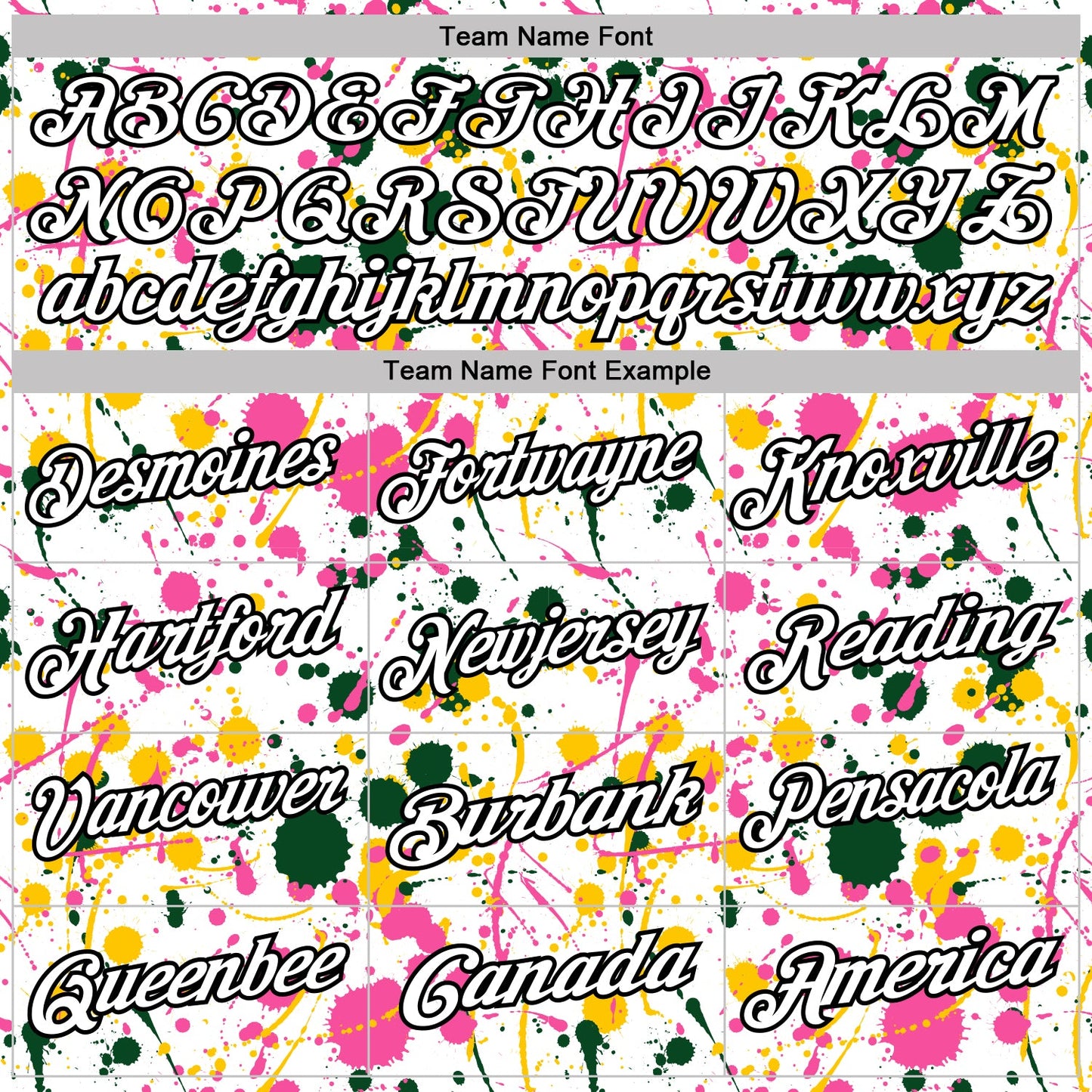 Custom Graffiti Pattern White Green Pink Yellow-Black Vibrant Multi-Color Abstract Splatter Performance Polo Shirt view 4
