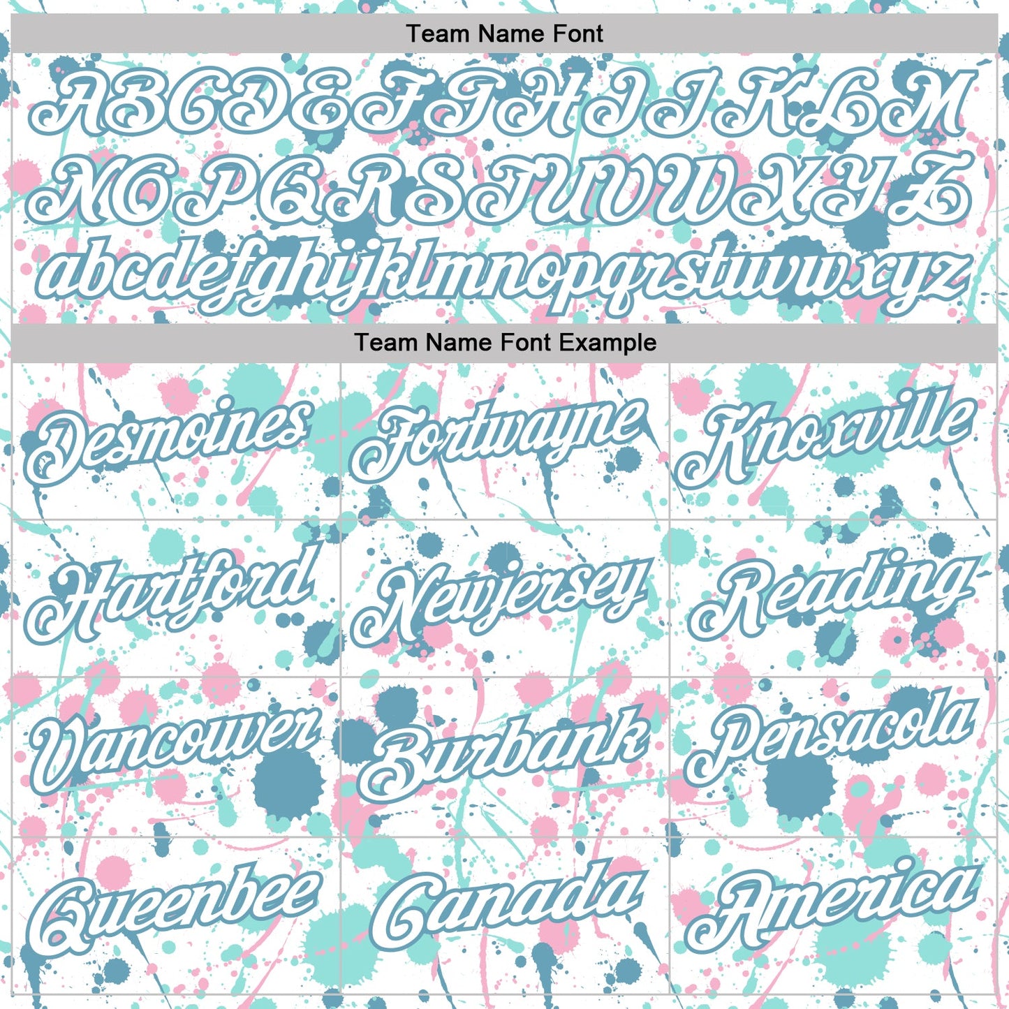 Custom Graffiti Pattern White Shadow Blue Ice Blue-Light Pink Vibrant Multi-Color Abstract Splatter Performance Polo Shirt view 4