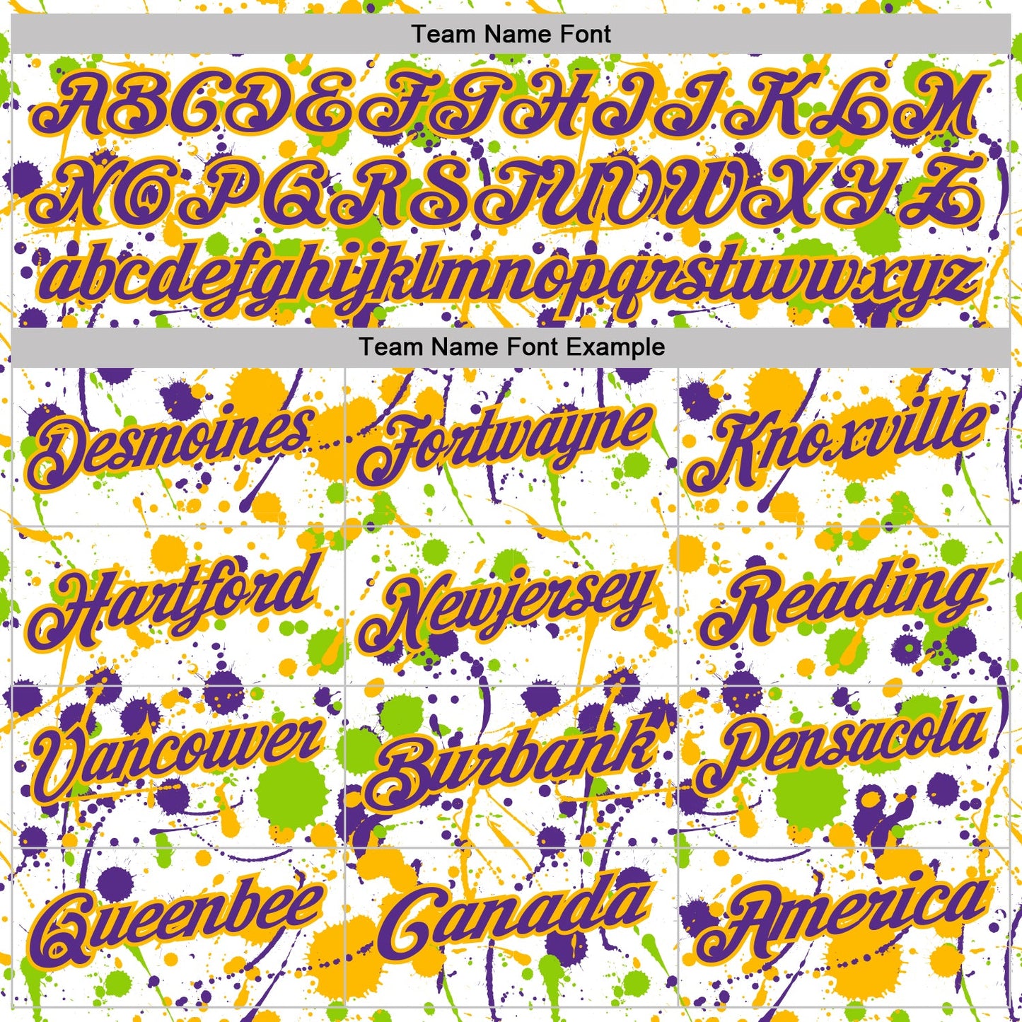 Custom Graffiti Pattern Purple White Neon Green-Gold Vibrant Multi-Color Abstract Splatter Performance Polo Shirt view 4