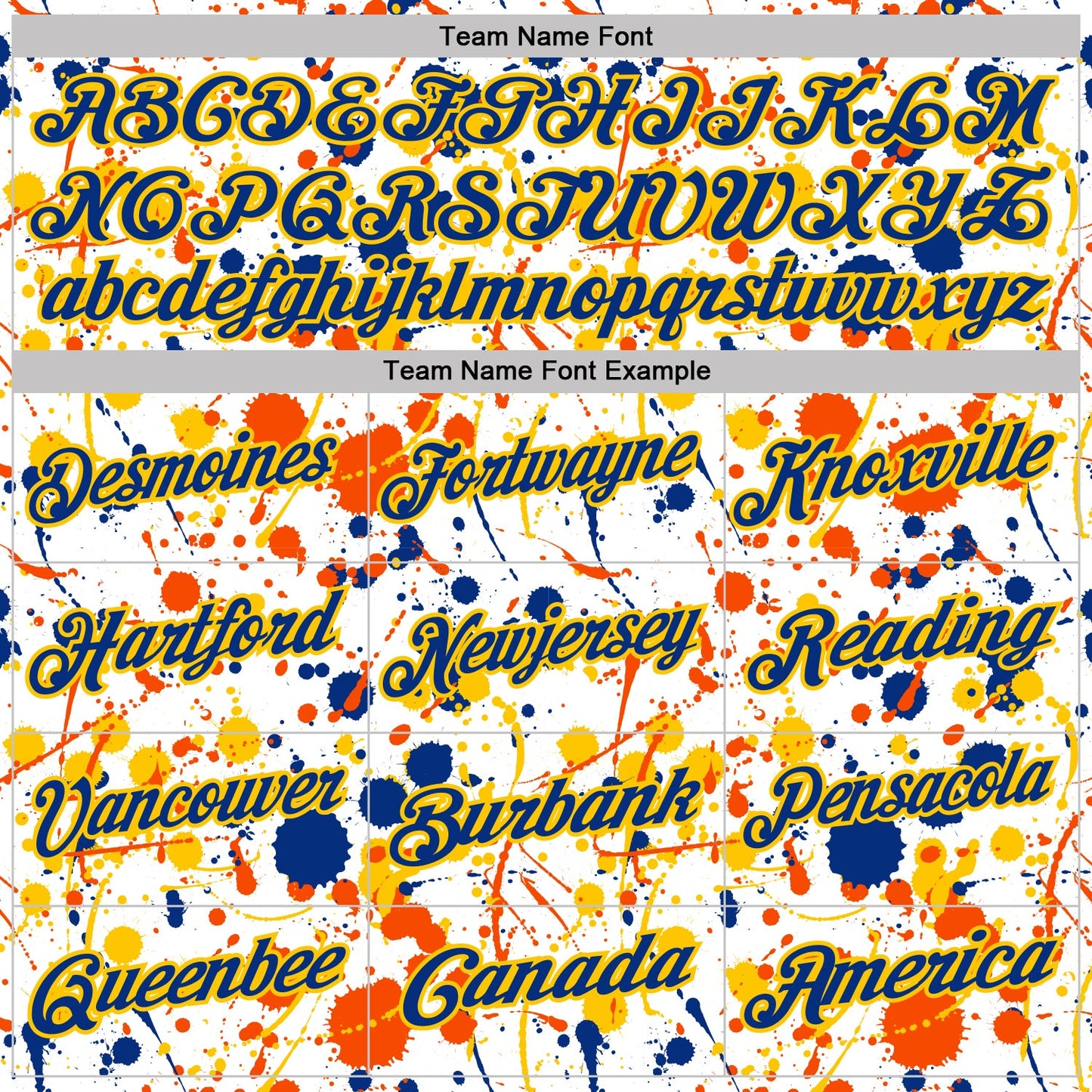 Custom Graffiti Pattern Royal White Orange-Yellow Vibrant Multi-Color Abstract Splatter Performance Polo Shirt view 4