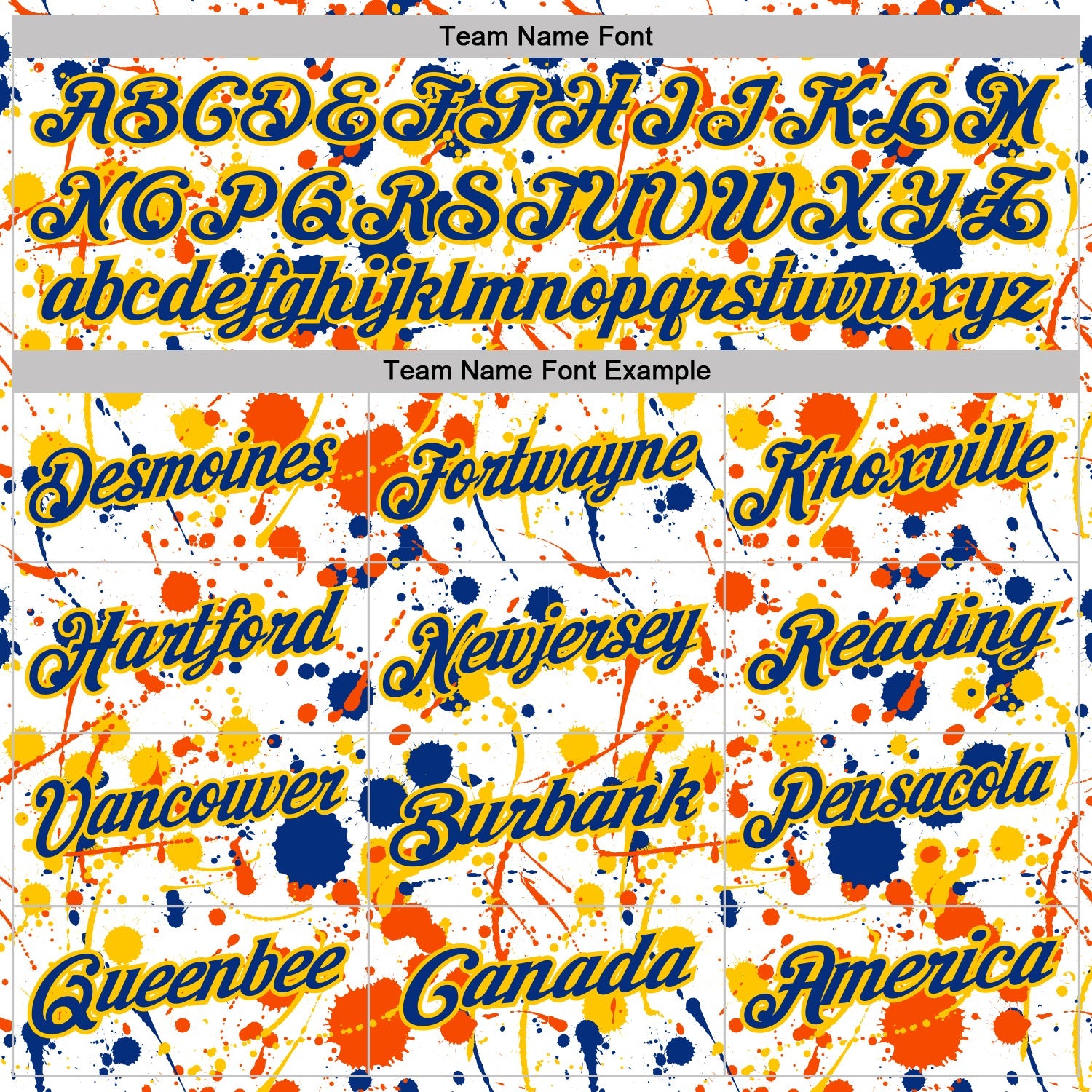 Custom Graffiti Pattern Royal White Orange-Yellow Vibrant Multi-Color Abstract Splatter Performance Polo Shirt view 4