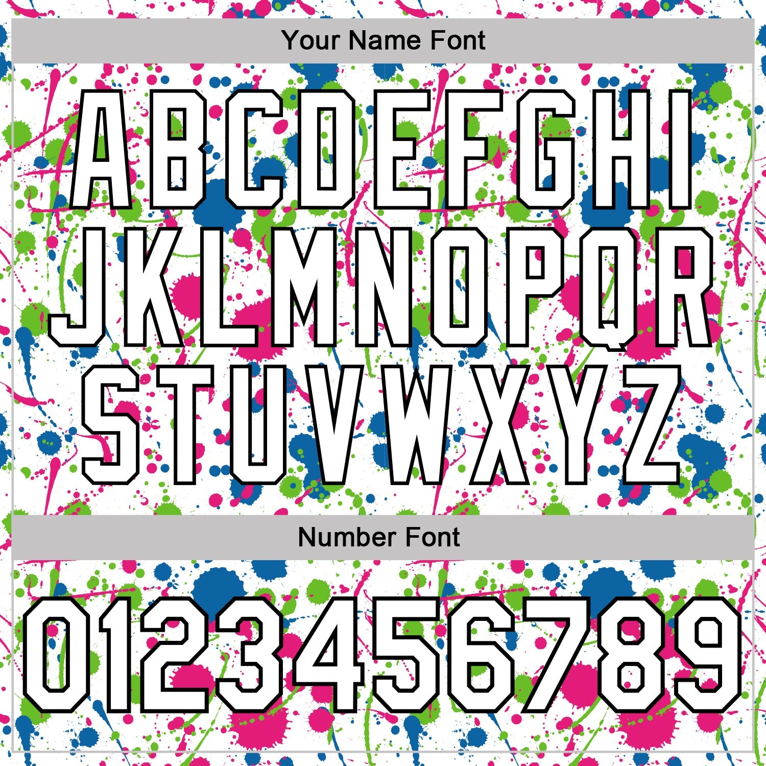 Custom Graffiti Pattern White Blue Hot Pink Aurora Green-Black Vibrant Multi-Color Abstract Splatter Performance Polo Shirt view 5