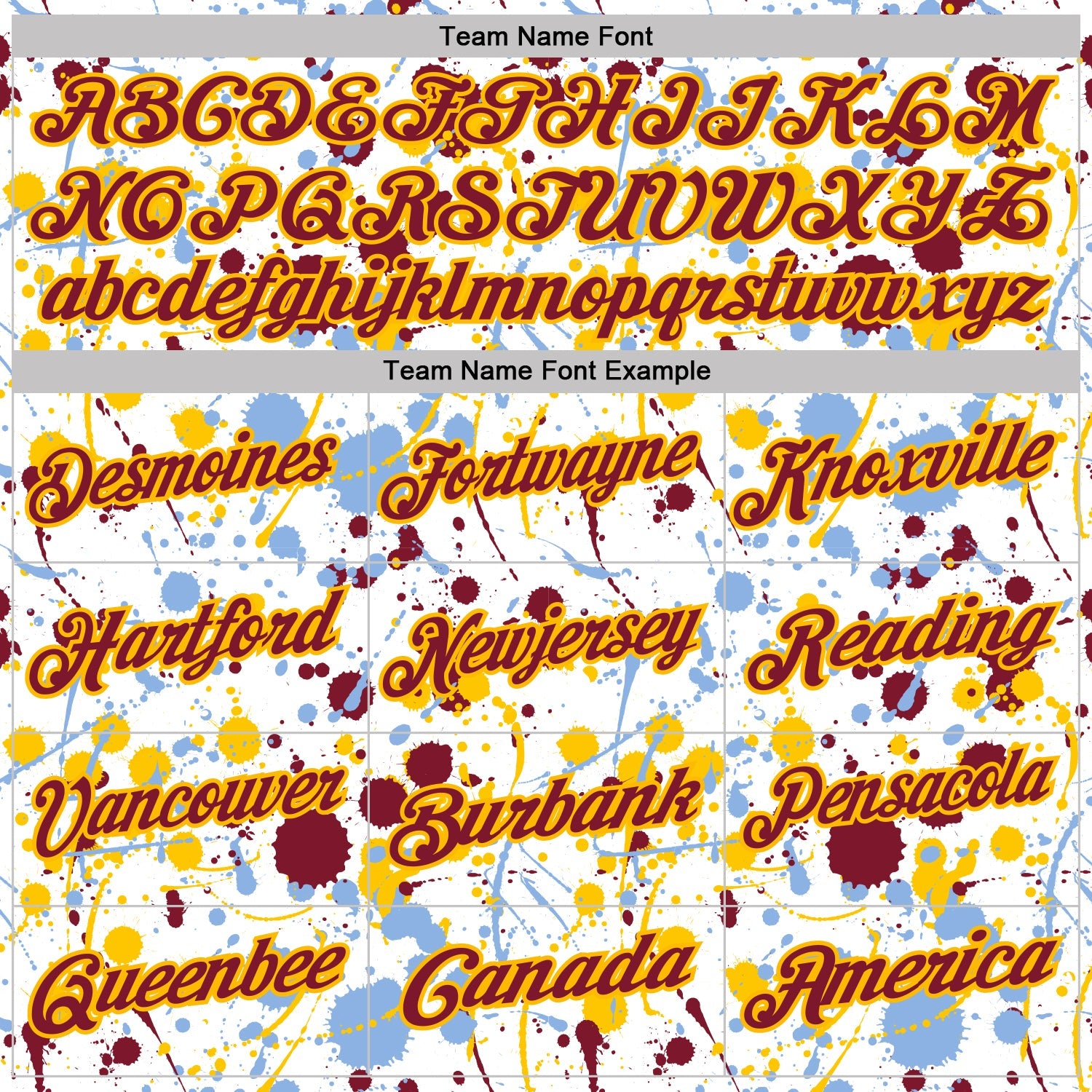 Custom Graffiti Pattern Crimson White Light Blue-Yellow Vibrant Multi-Color Abstract Splatter Performance Polo Shirt view 4