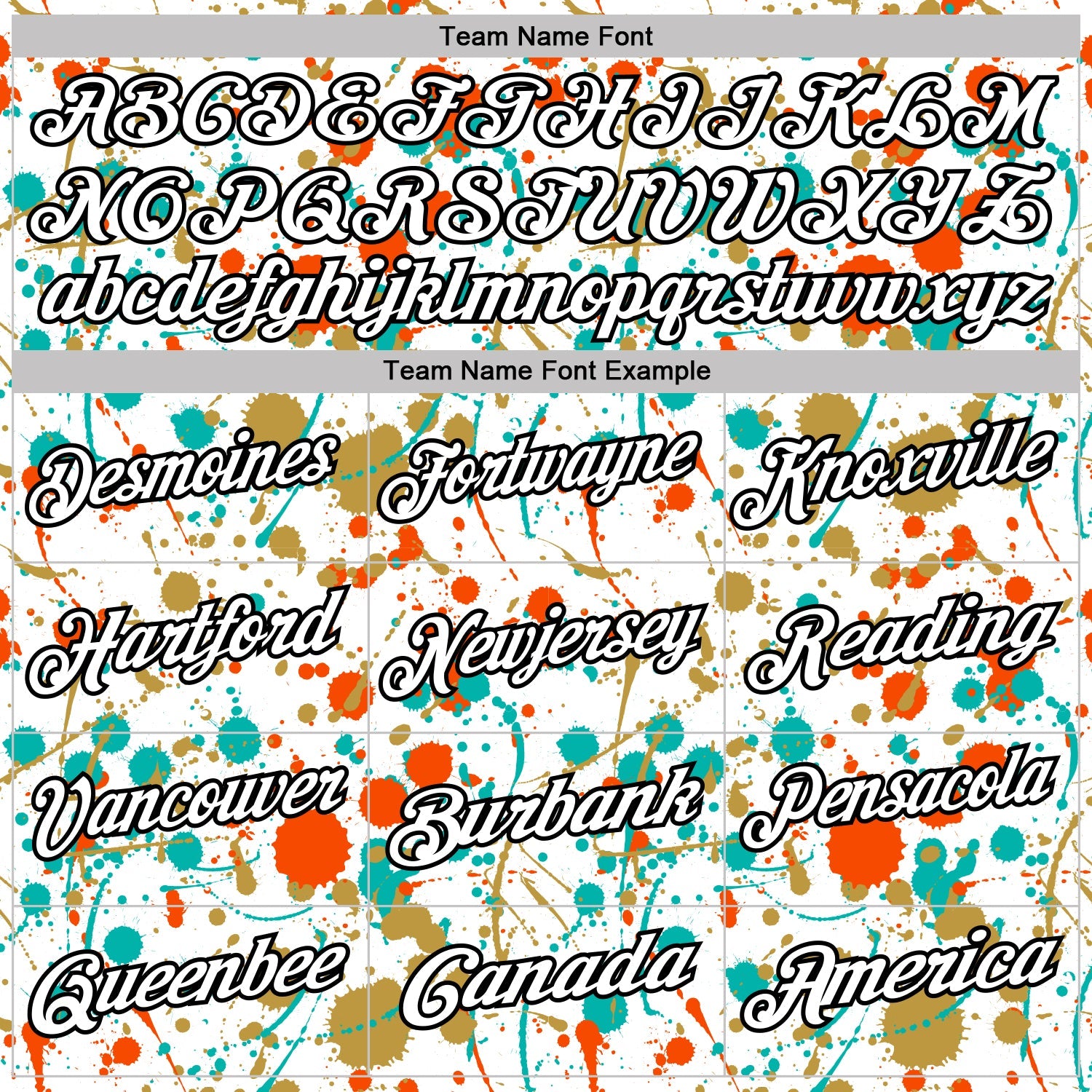 Custom Graffiti Pattern White Orange Old Gold Aqua-Black Vibrant Multi-Color Abstract Splatter Performance Polo Shirt view 4