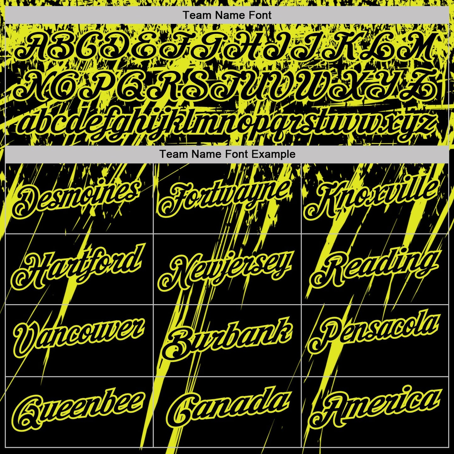 Custom Black-Neon Yellow Distressed Scratch Brush Stroke Performance Polo Shirt view 4