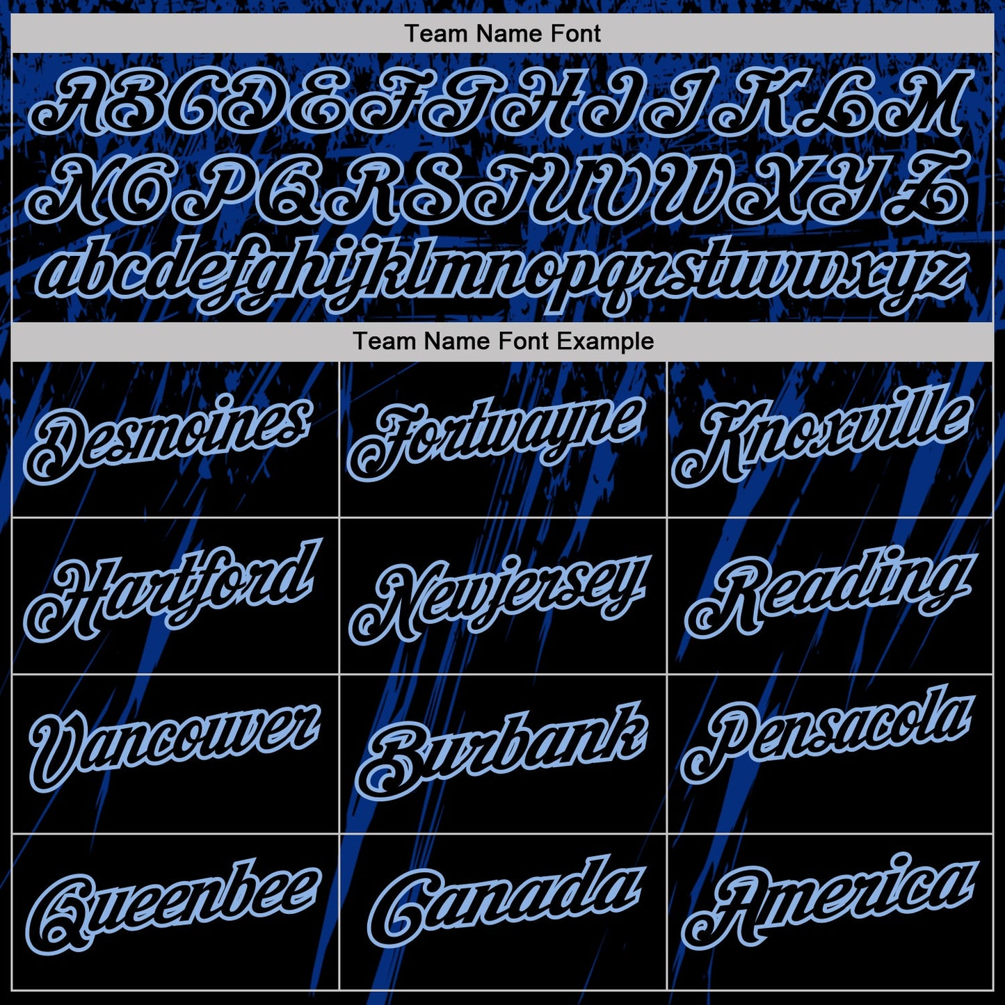 Custom Black Royal-Light Blue Distressed Scratch Brush Stroke Performance Polo Shirt view 4