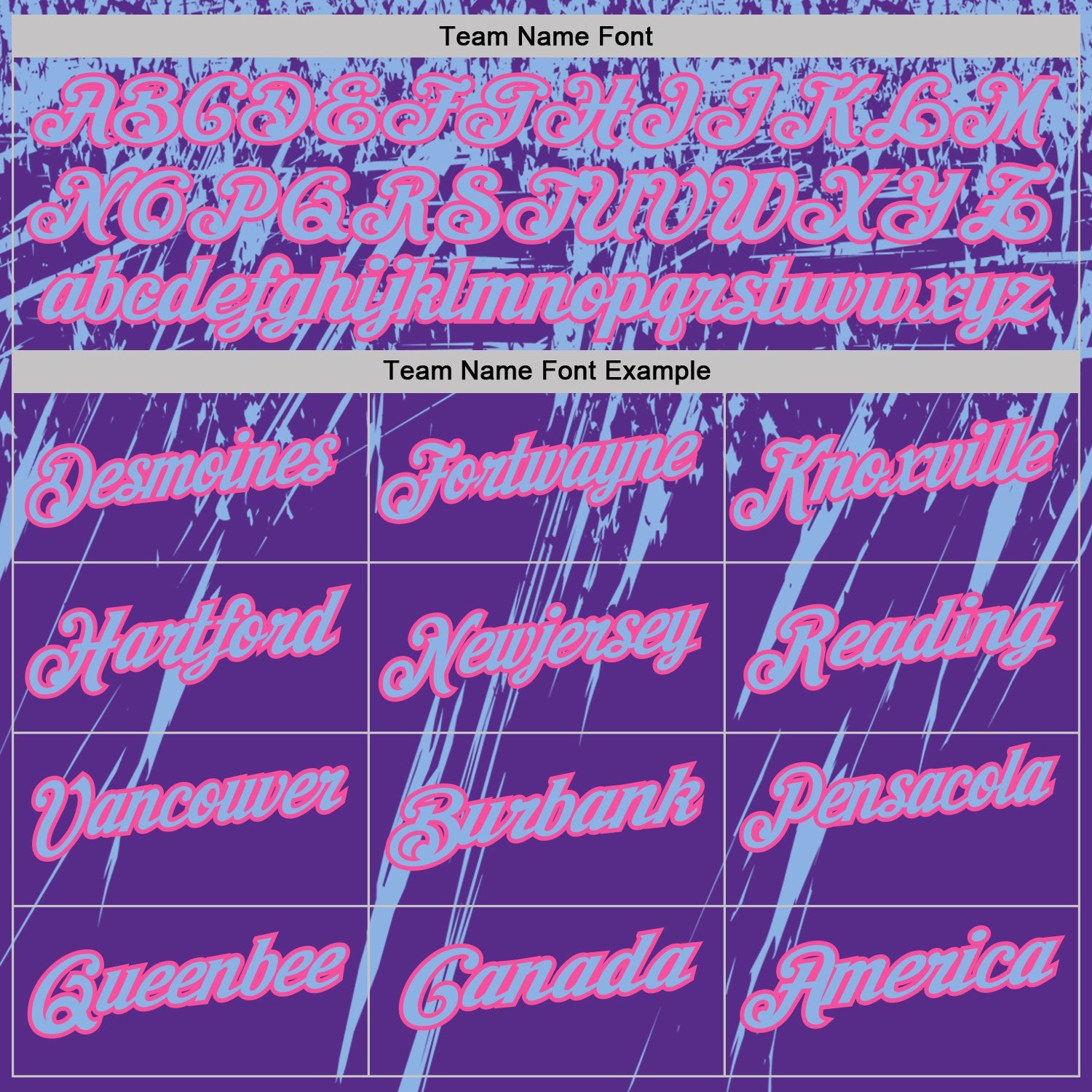 Custom Purple Light Blue-Pink Distressed Scratch Brush Stroke Performance Polo Shirt view 4