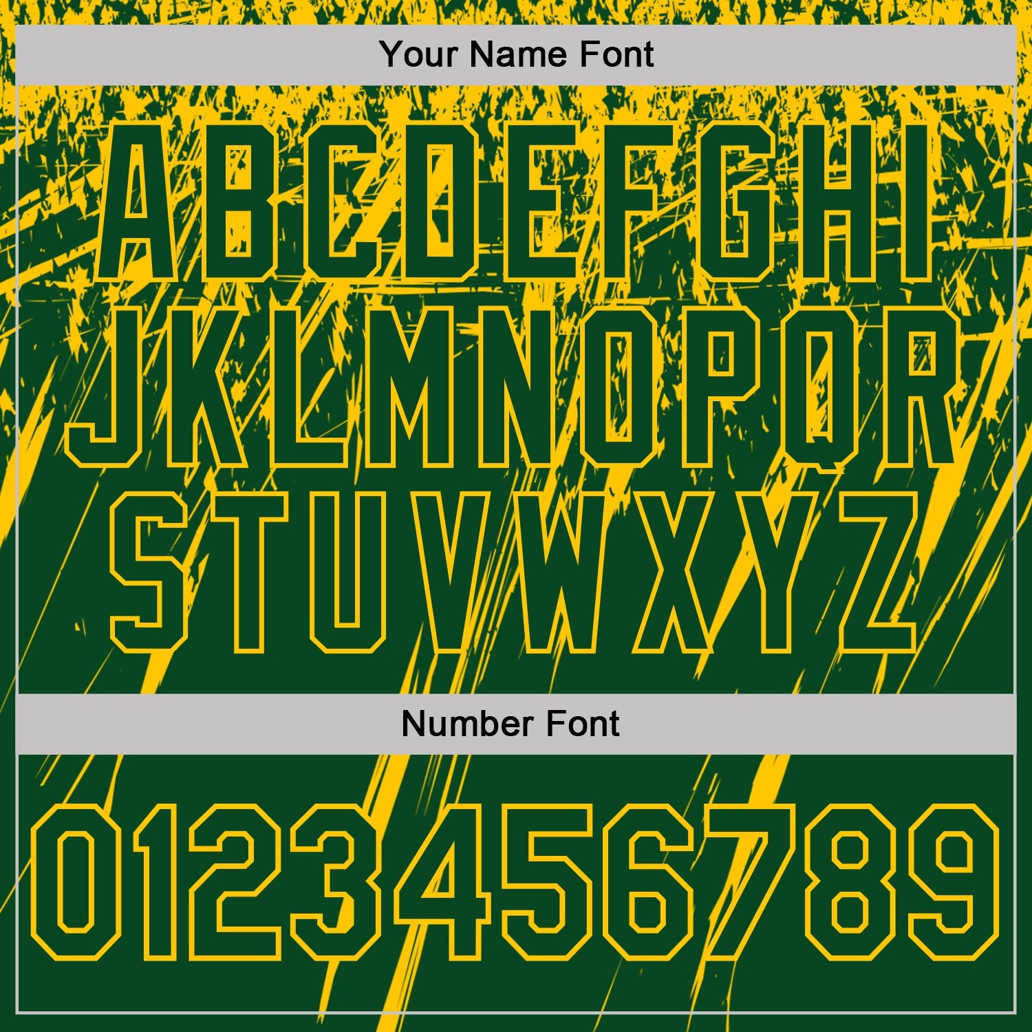 Custom Green-Yellow Distressed Scratch Brush Stroke Performance Polo Shirt view 5