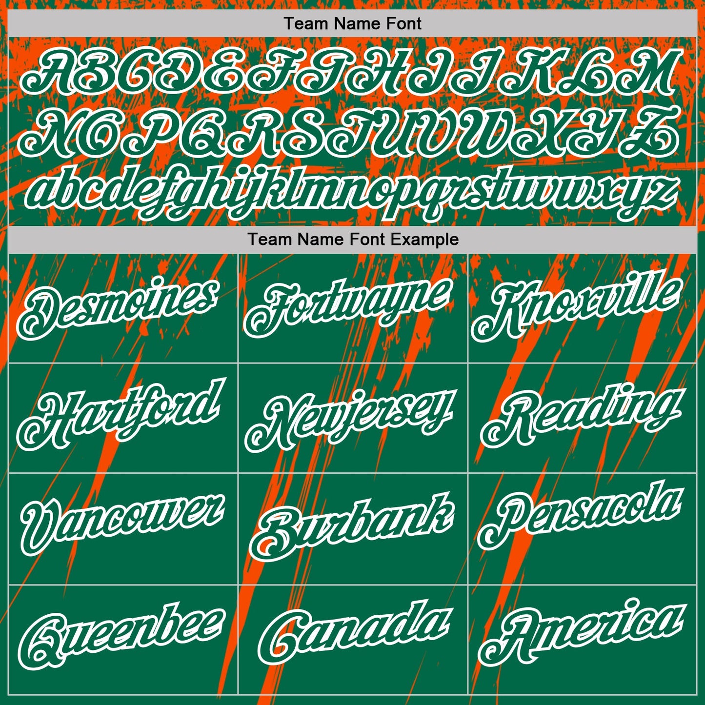 Custom Kelly Green Orange-White Distressed Scratch Brush Stroke Performance Polo Shirt view 4