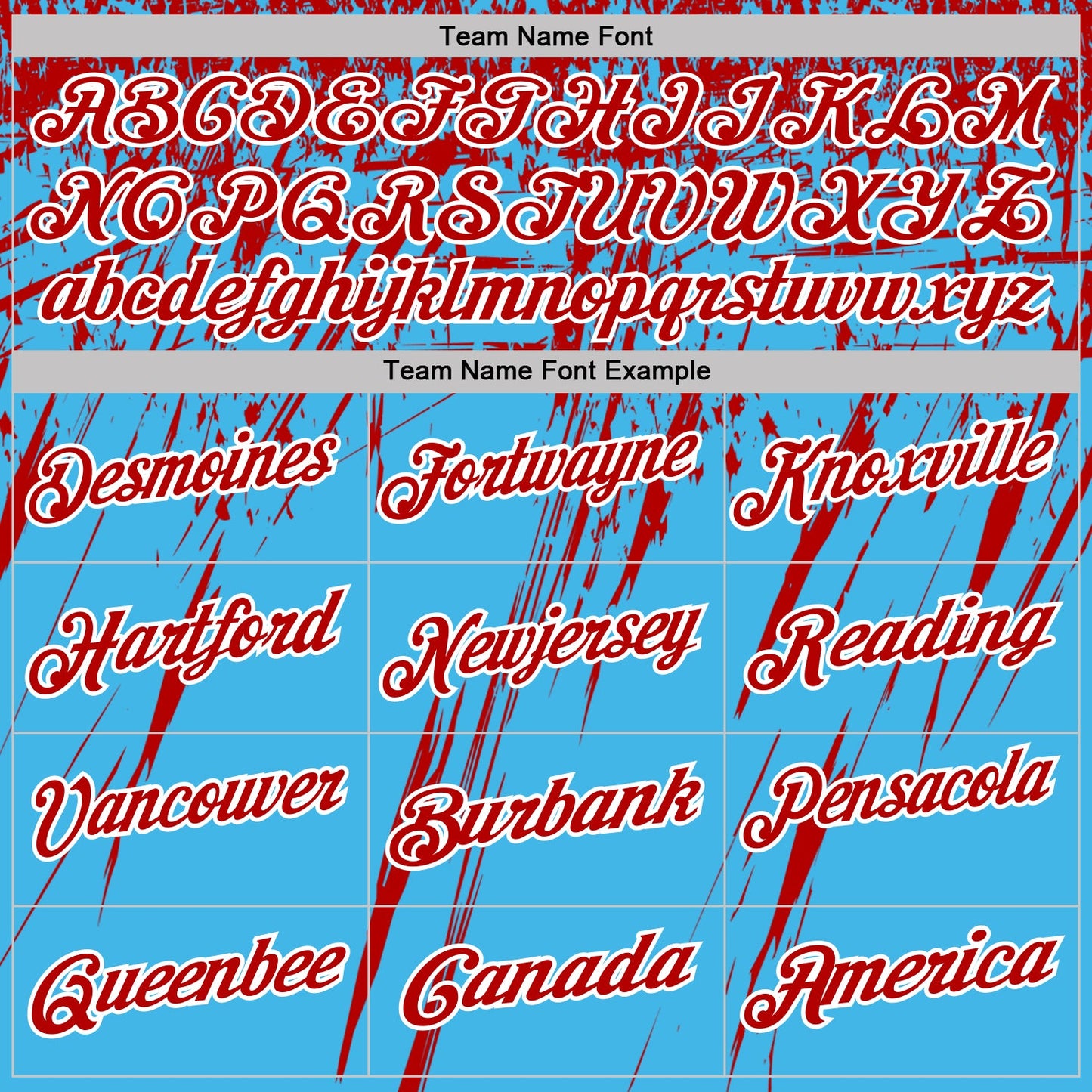 Custom Sky Blue Red-White Distressed Scratch Brush Stroke Performance Polo Shirt view 4