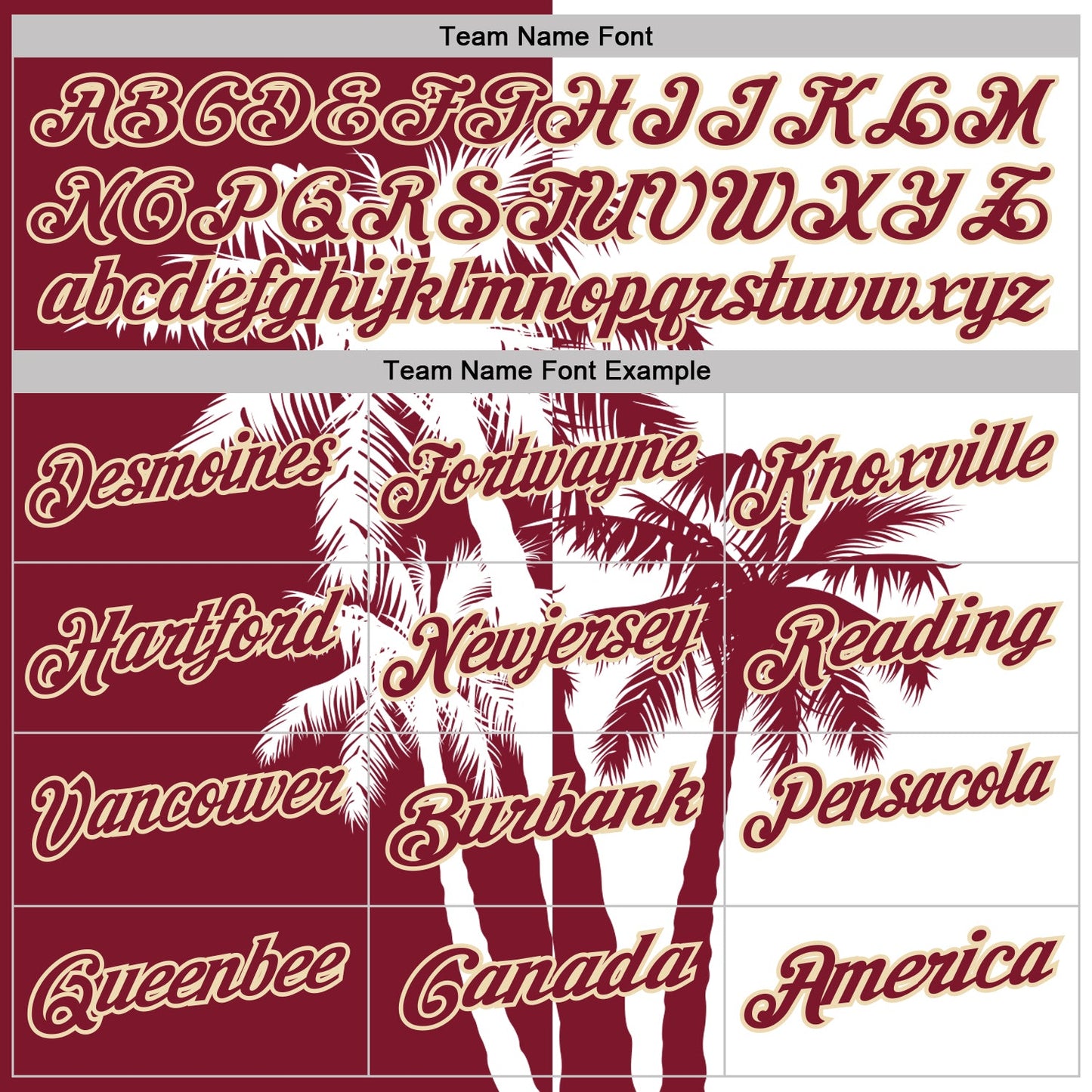 Custom White Crimson-Cream Hawaii Tropical Coastal Palm Trees Performance Polo Shirt view 4