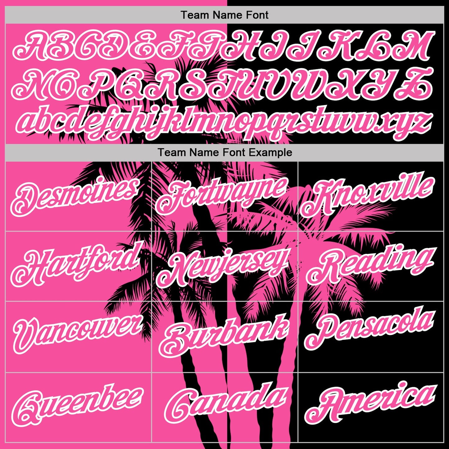 Custom Black Pink-White Hawaii Tropical Coastal Palm Trees Performance Polo Shirt view 4