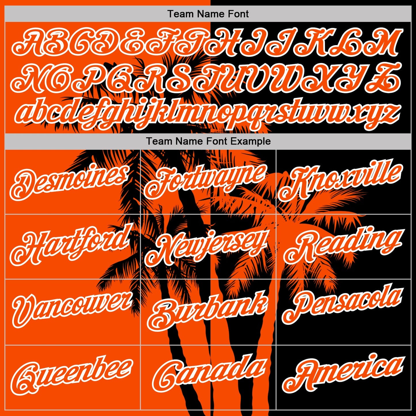 Custom Black Orange-White Hawaii Tropical Coastal Palm Trees Performance Polo Shirt view 4