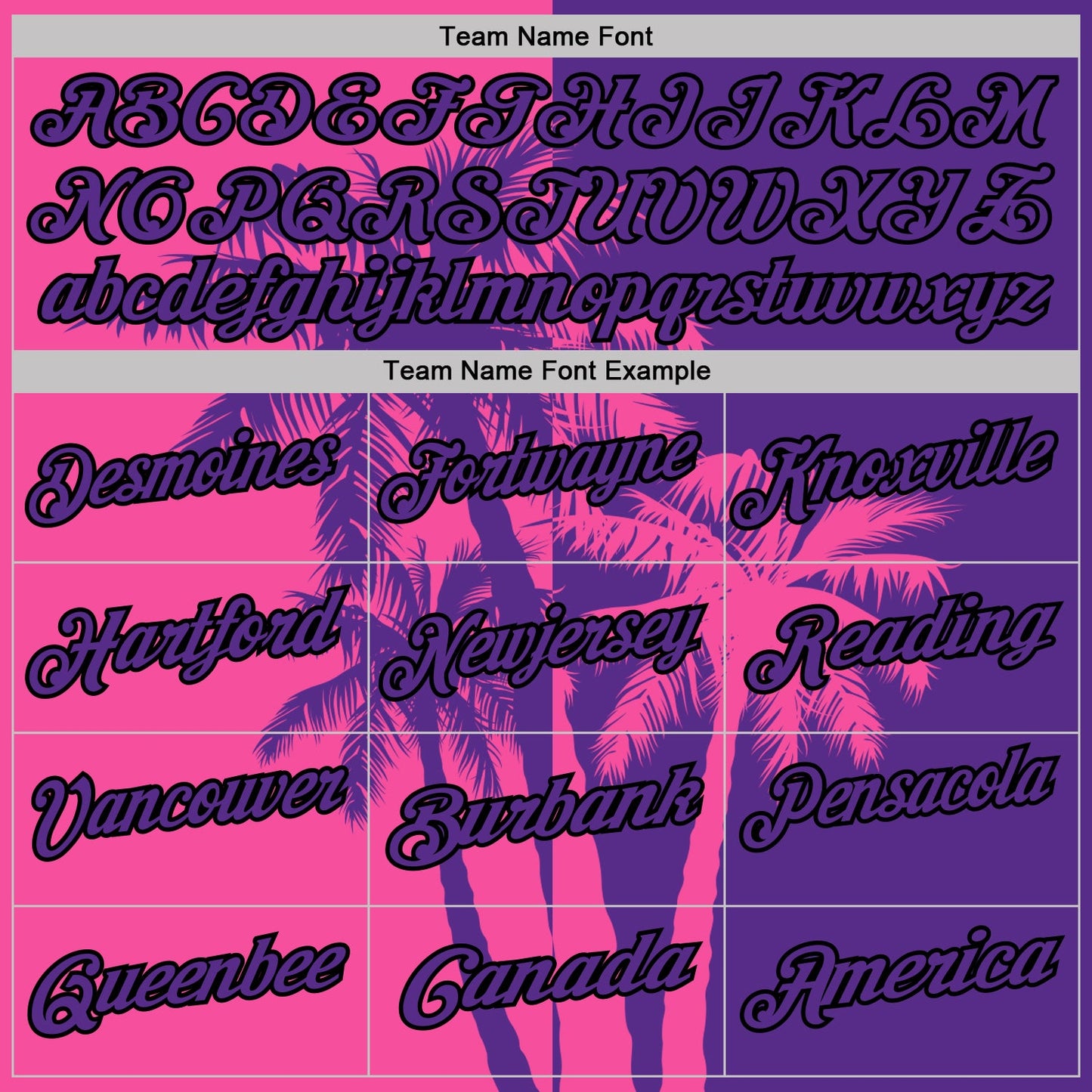 Custom Purple Pink-Black Hawaii Tropical Coastal Palm Trees Performance Polo Shirt view 4