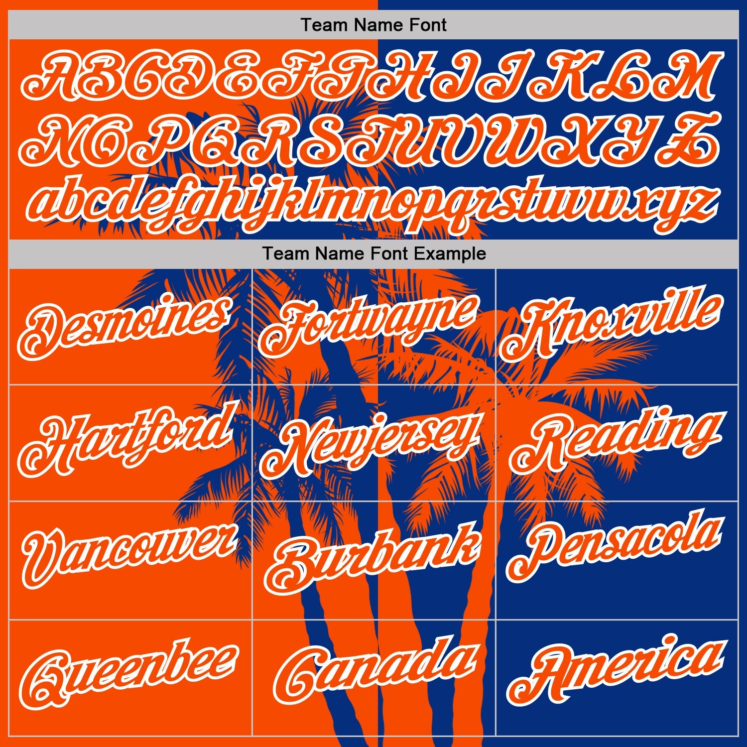 Custom Royal Orange-White Hawaii Tropical Coastal Palm Trees Performance Polo Shirt view 4