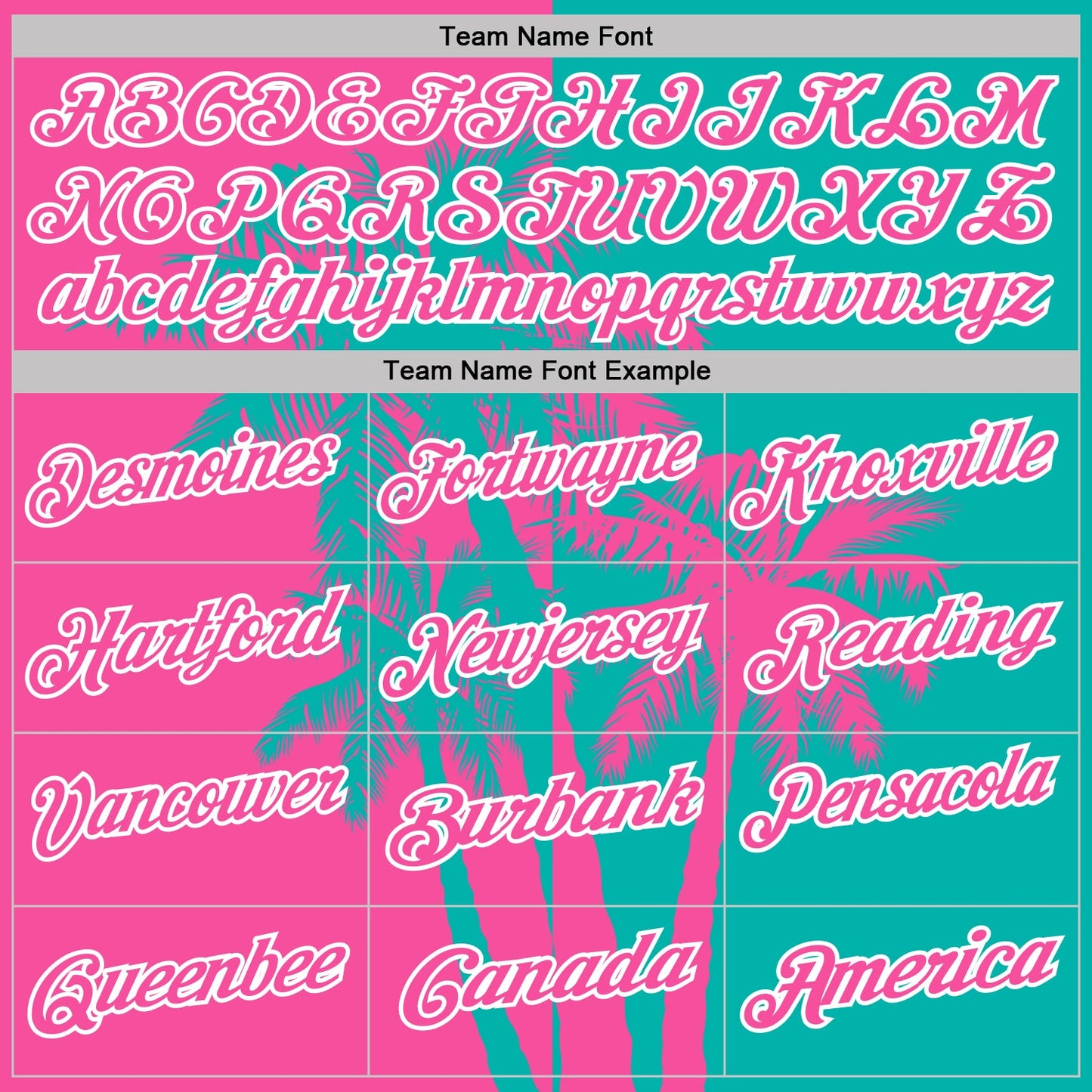 Custom Aqua Pink-White Hawaii Tropical Coastal Palm Trees Performance Polo Shirt view 4