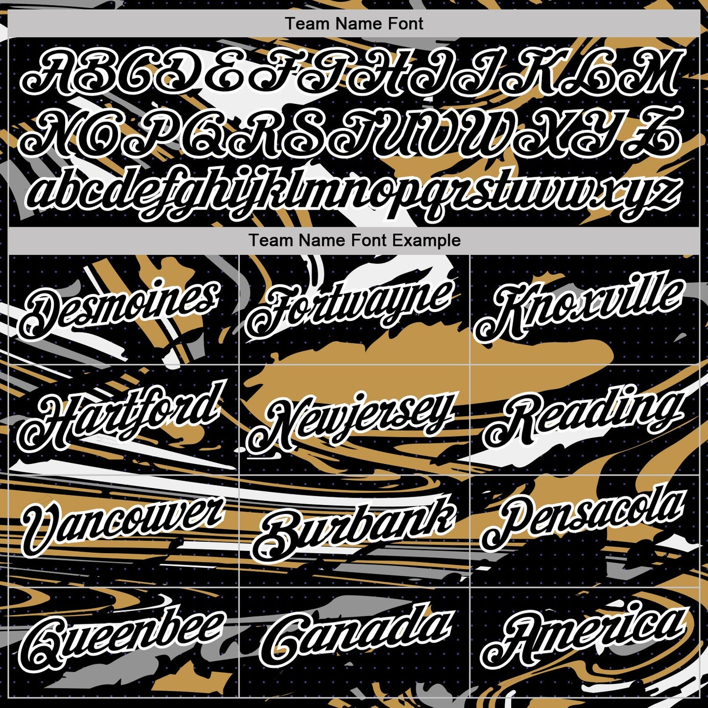 Custom Black Old Gold Gray-White 3D Pattern Abstract Fluid Marble Performance Polo Shirt view 4