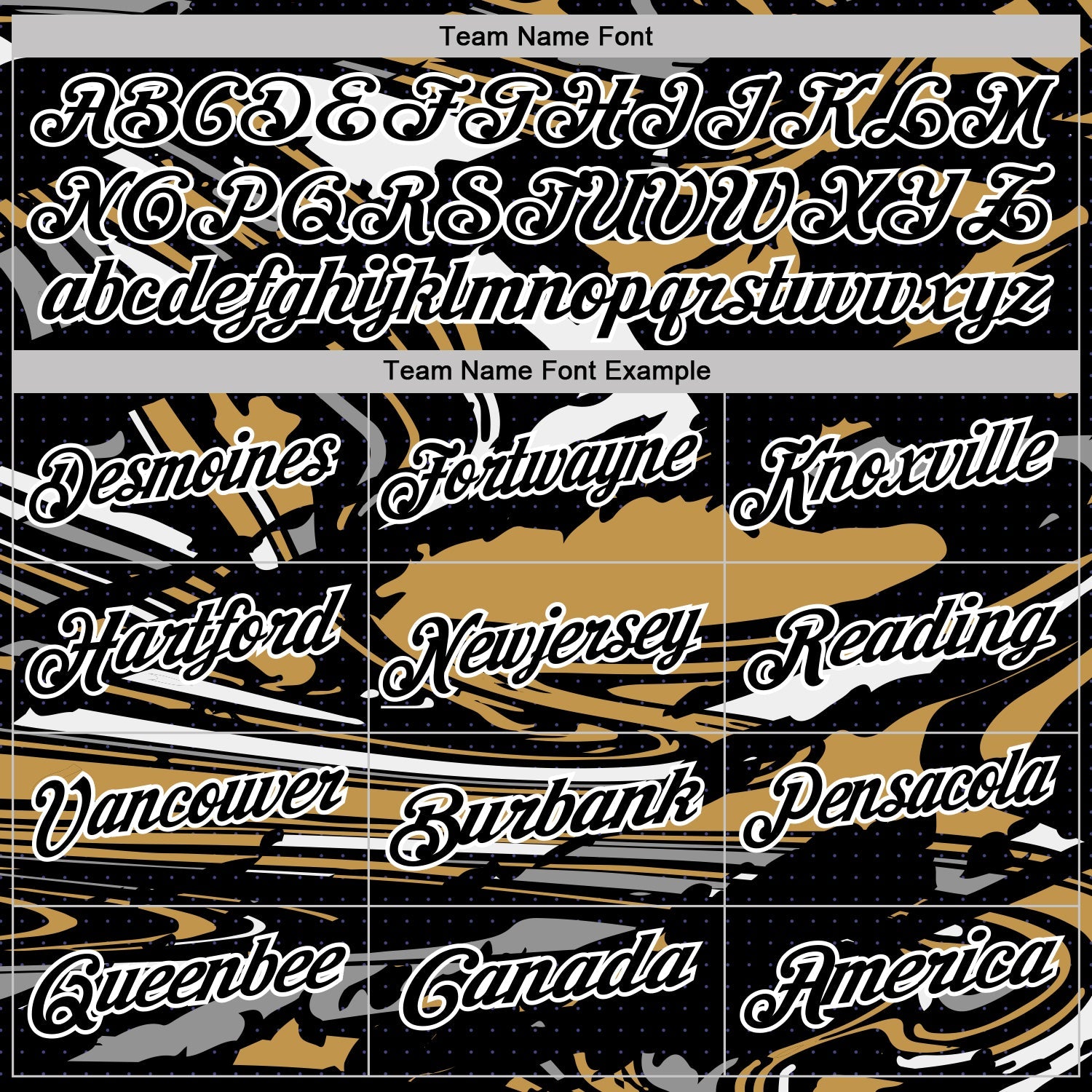 Custom Black Old Gold Gray-White 3D Pattern Abstract Fluid Marble Performance Polo Shirt view 4