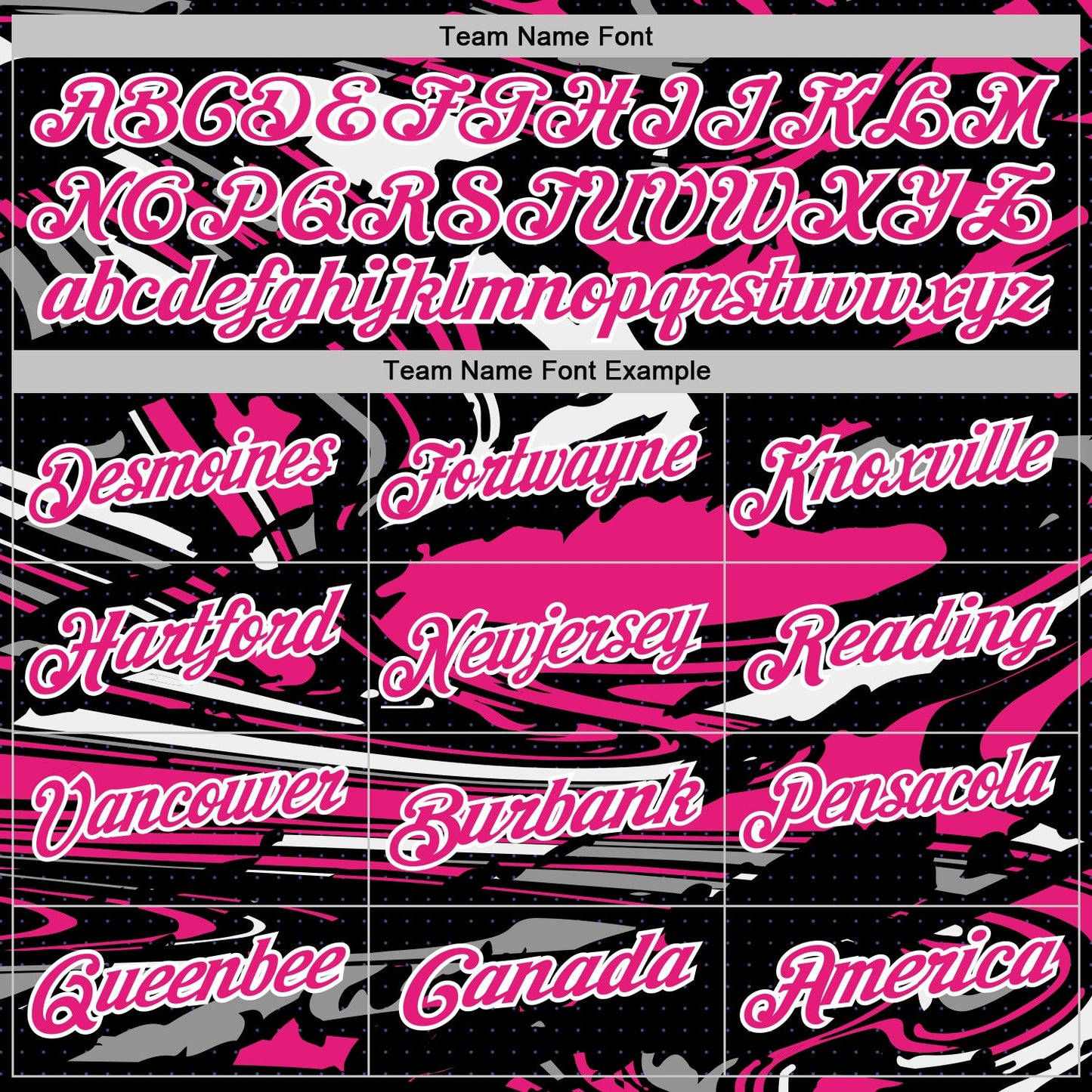 Custom Black Hot Pink Gray-White 3D Pattern Abstract Fluid Marble Performance Polo Shirt view 4