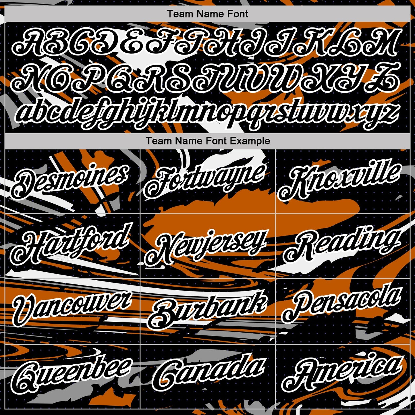 Custom Black Texas Orange Gray-White 3D Pattern Abstract Fluid Marble Performance Polo Shirt view 4