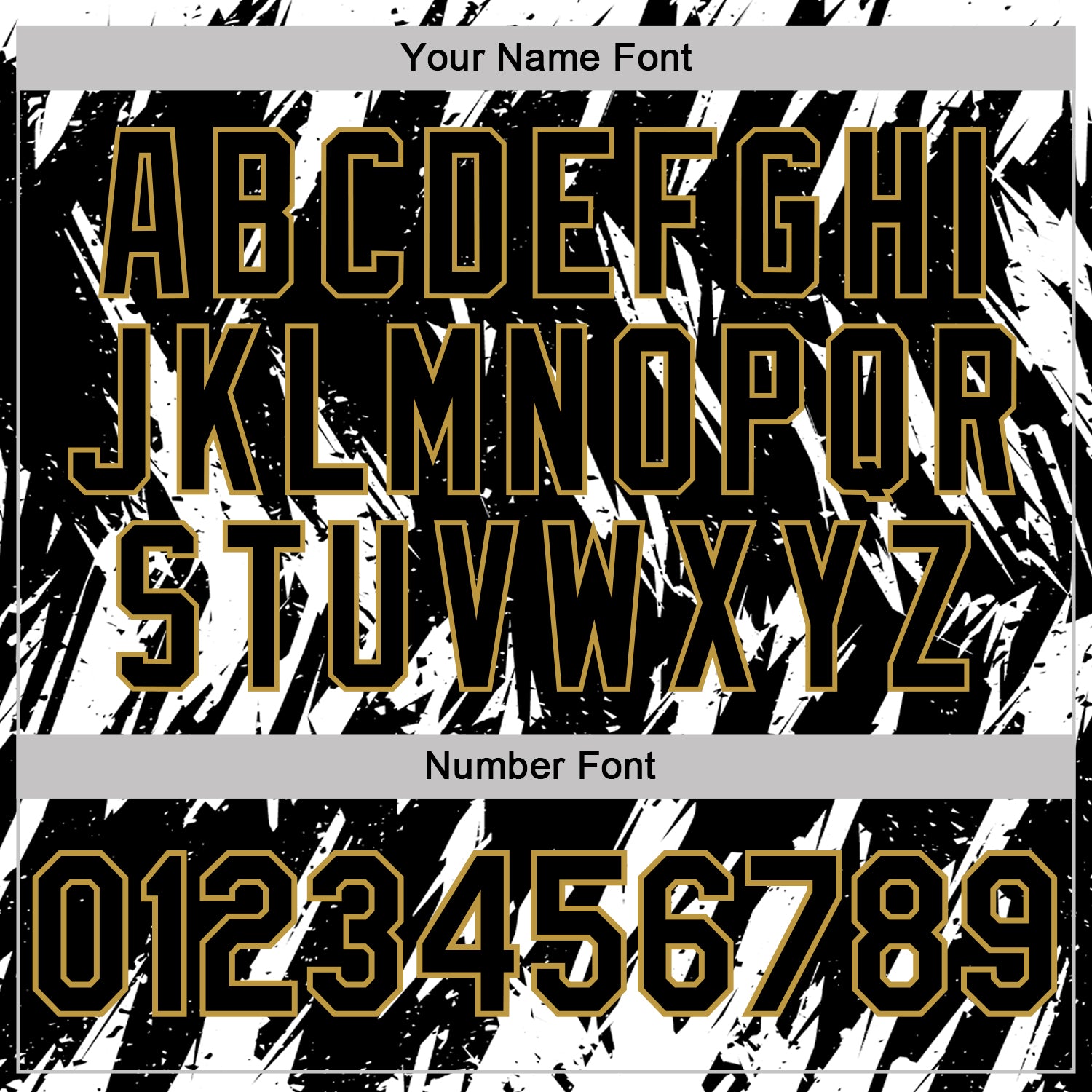 Custom Black White-Old Gold Torn Sharp Brush Stroke Splatter Performance Polo Shirt view 5
