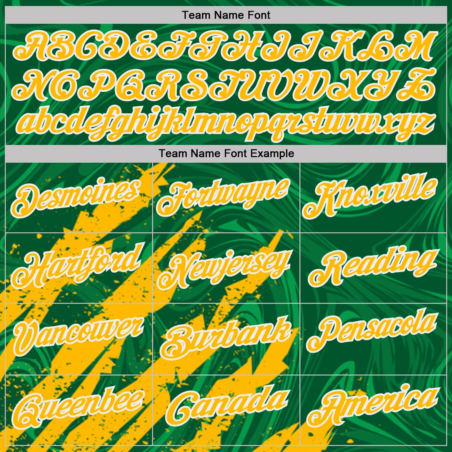 Custom Kelly Green Gold-White Brush Stroke Splatter Liquid Swirl Performance Polo Shirt view 4