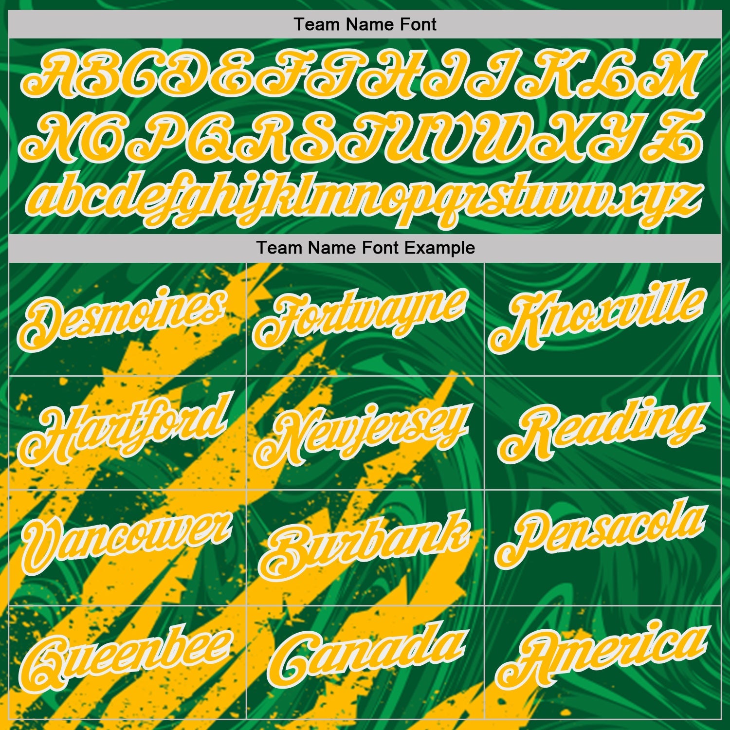 Custom Kelly Green Gold-White Brush Stroke Splatter Liquid Swirl Performance Polo Shirt view 4
