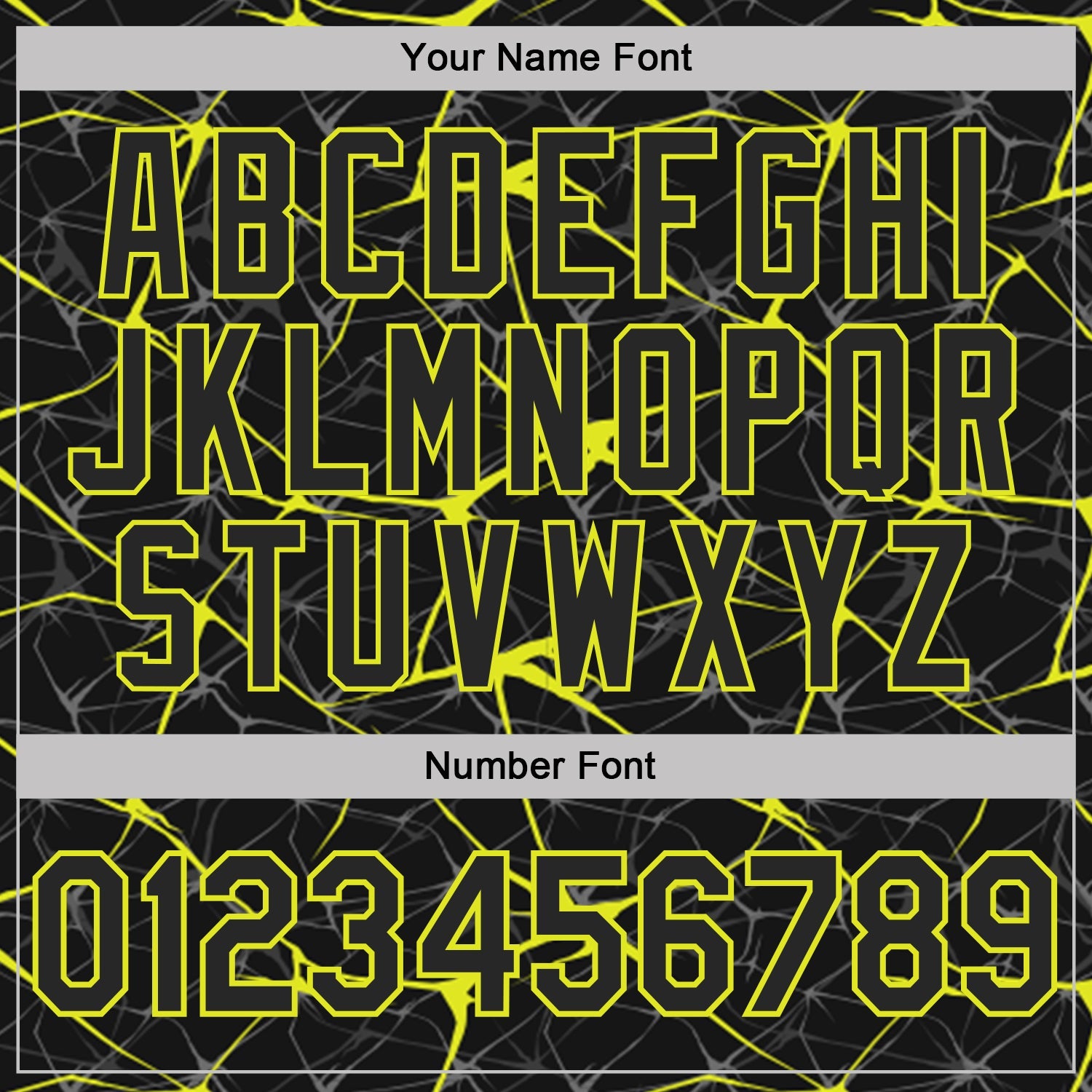 Custom Black-Neon Yellow 3D Pattern Abstract Network Crackle Performance Polo Shirt view 5