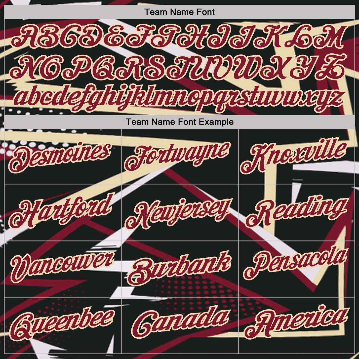 Custom Black Crimson-Cream Dynamic Geometric Shard Performance Polo Shirt view 4