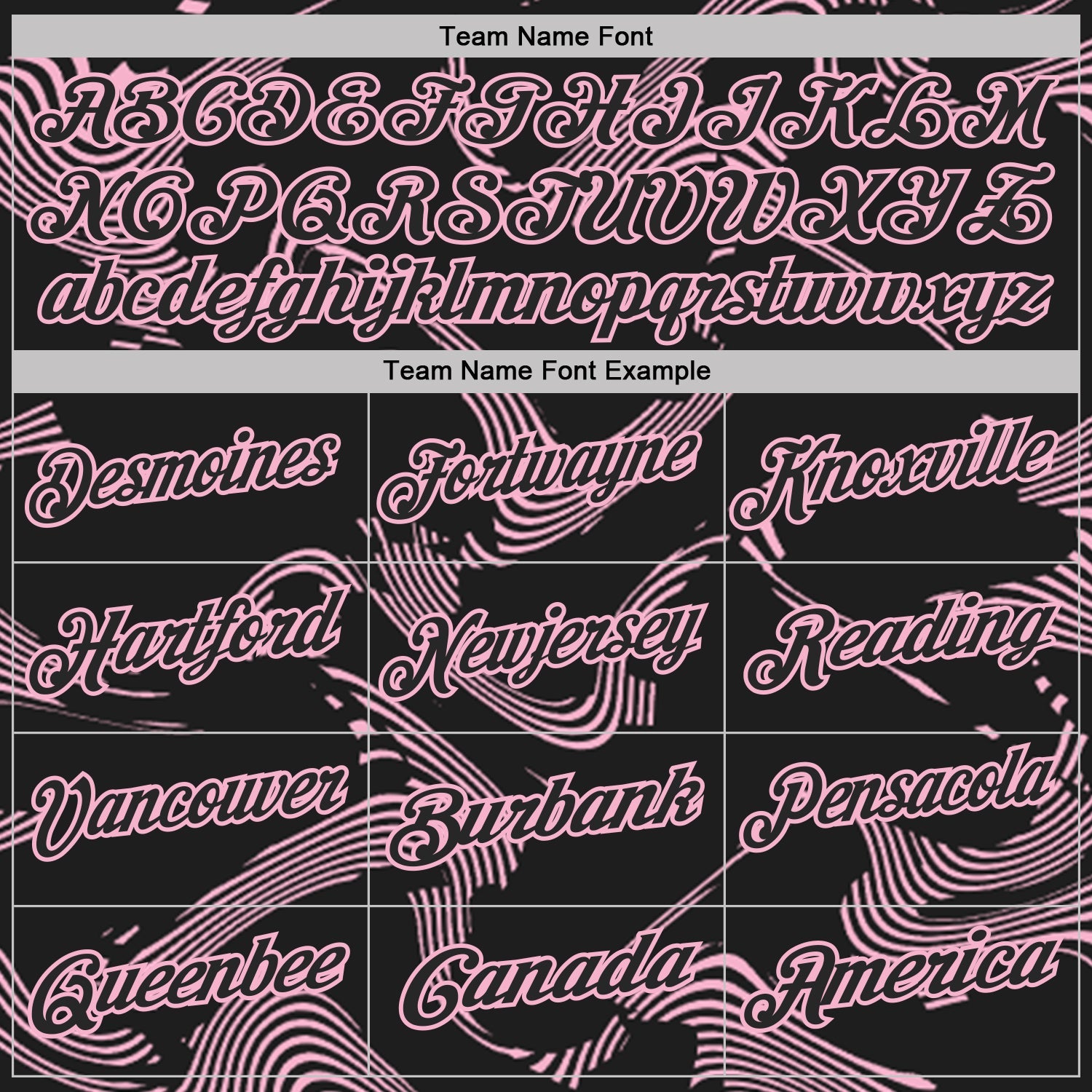 Custom Black-Light Pink 3D Pattern Abstract Fluid Swirl Line Performance Polo Shirt view 4