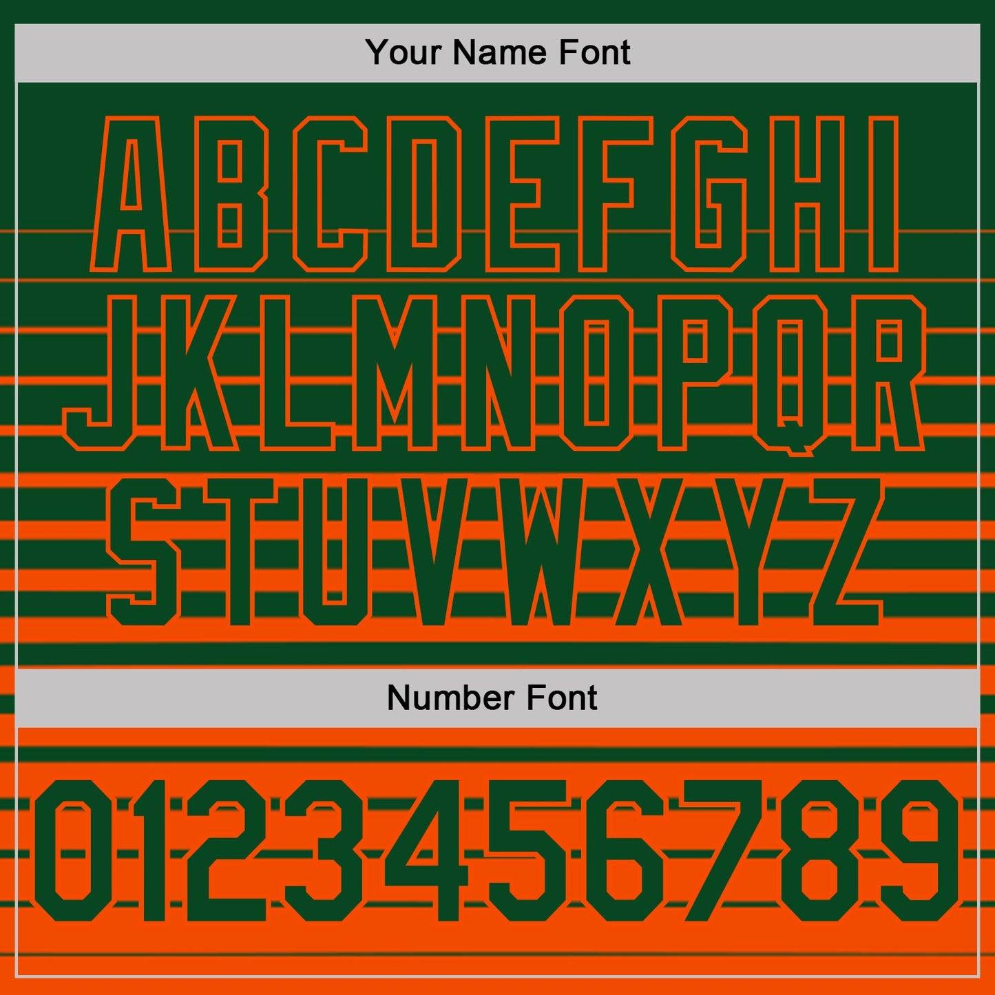 Custom Green-Orange Horizontal Gradient Stripe Performance Polo Shirt view 5