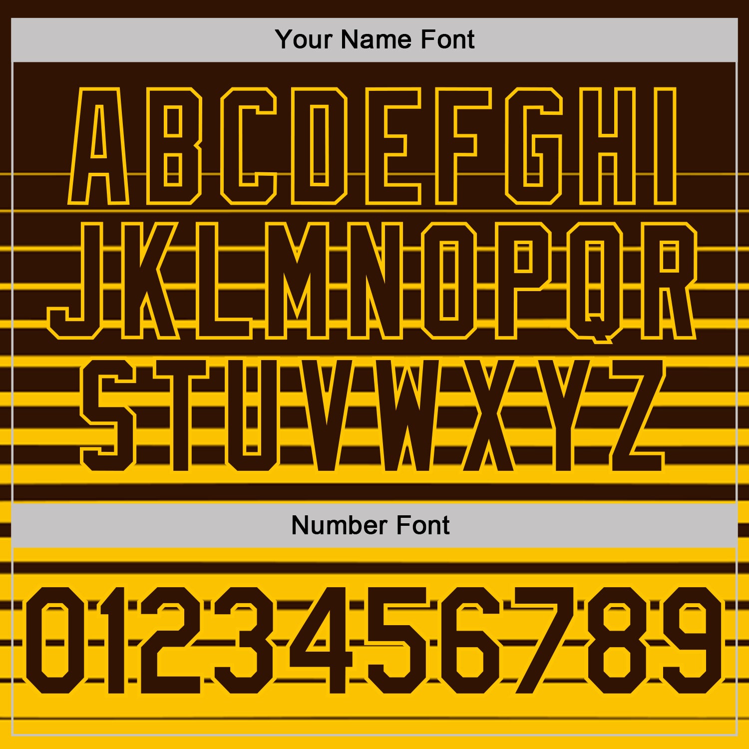 Custom Brown-Yellow Horizontal Gradient Stripe Performance Polo Shirt view 5