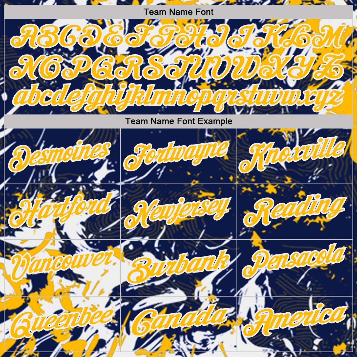Custom Navy Gold-White Dynamic Splatter Brush Stroke Performance Polo Shirt view 4