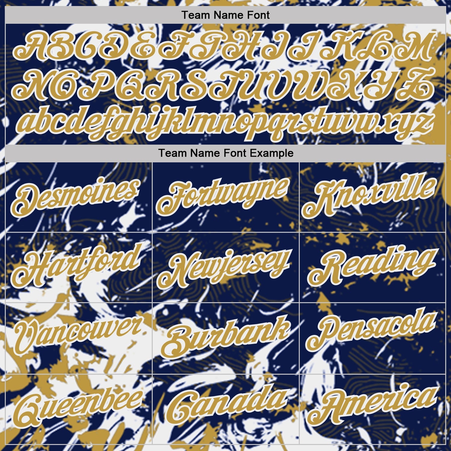 Custom Navy Old Gold-White Dynamic Splatter Brush Stroke Performance Polo Shirt view 4