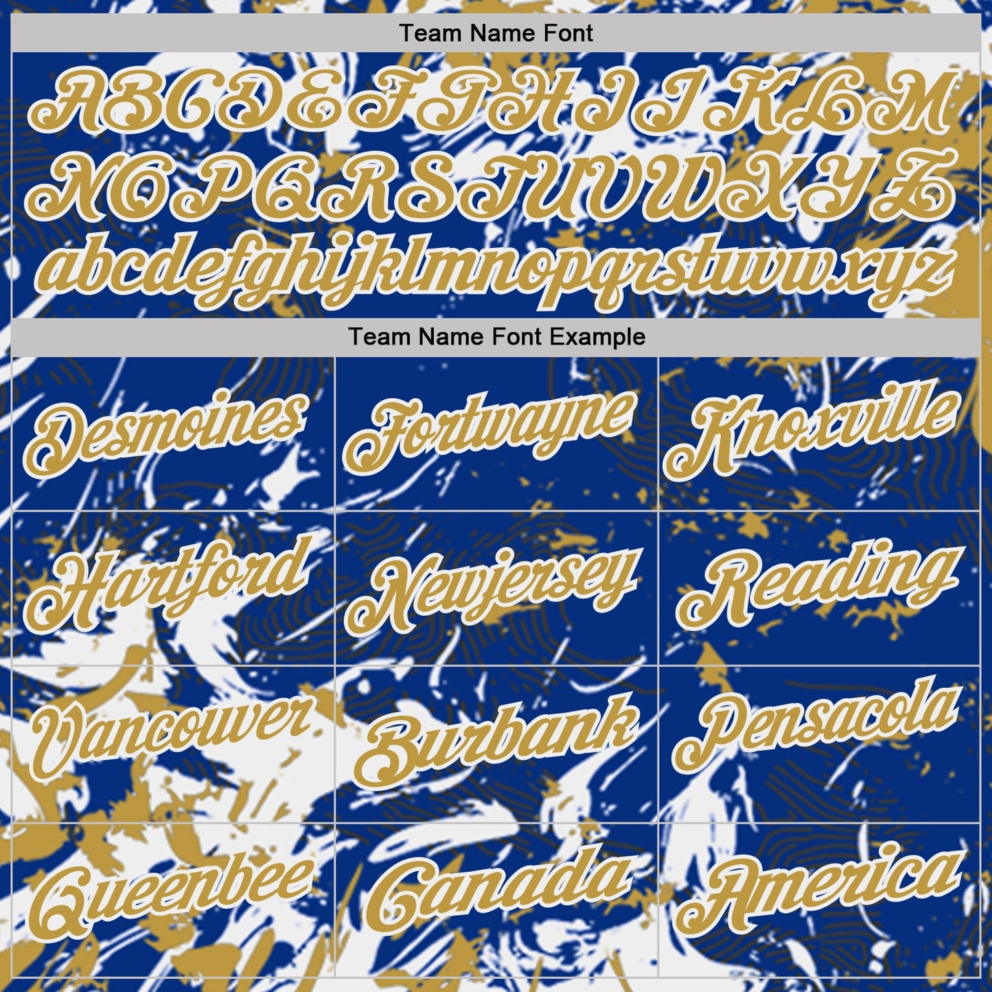 Custom Royal Old Gold-White Dynamic Splatter Brush Stroke Performance Polo Shirt view 4