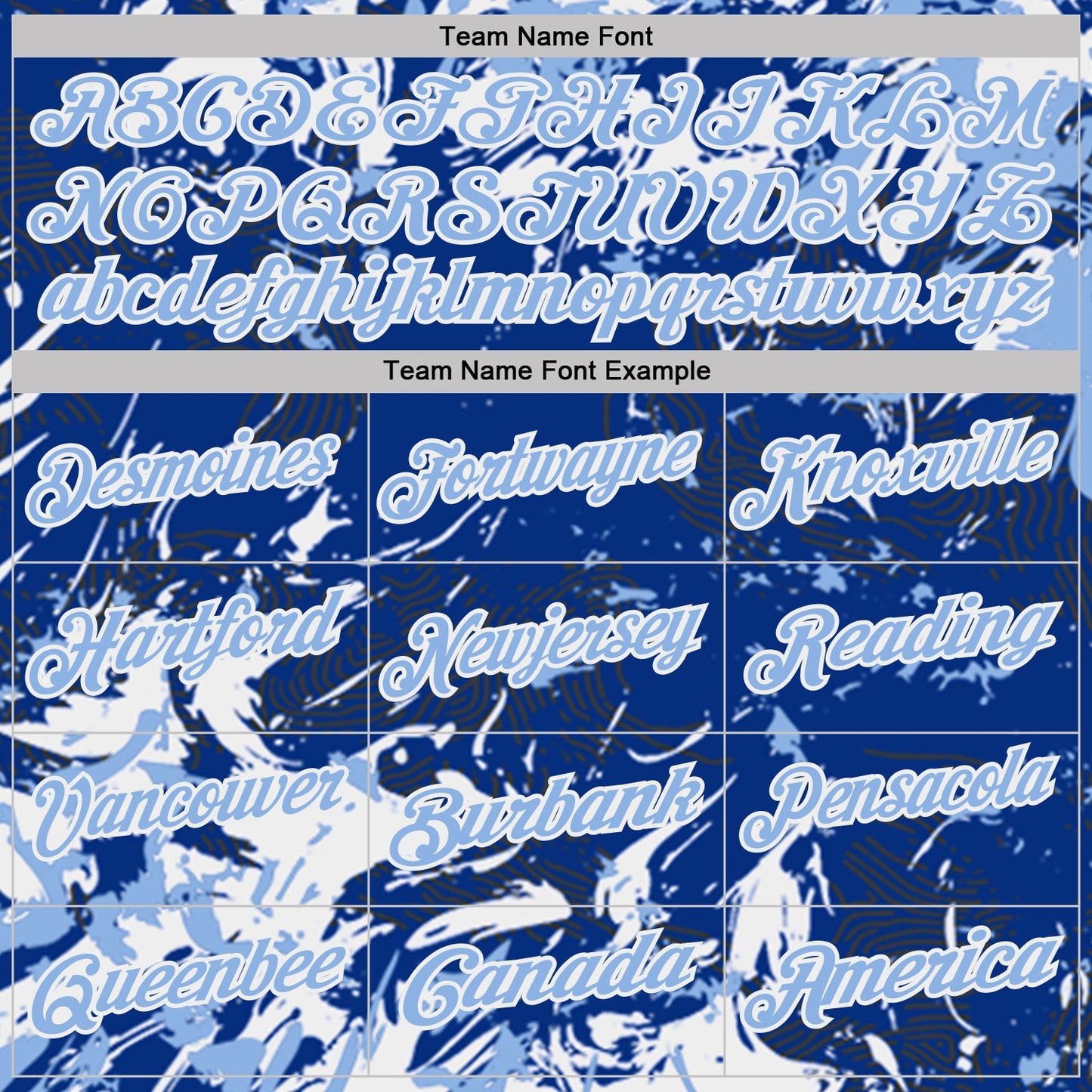 Custom Royal Light Blue-White Dynamic Splatter Brush Stroke Performance Polo Shirt view 4