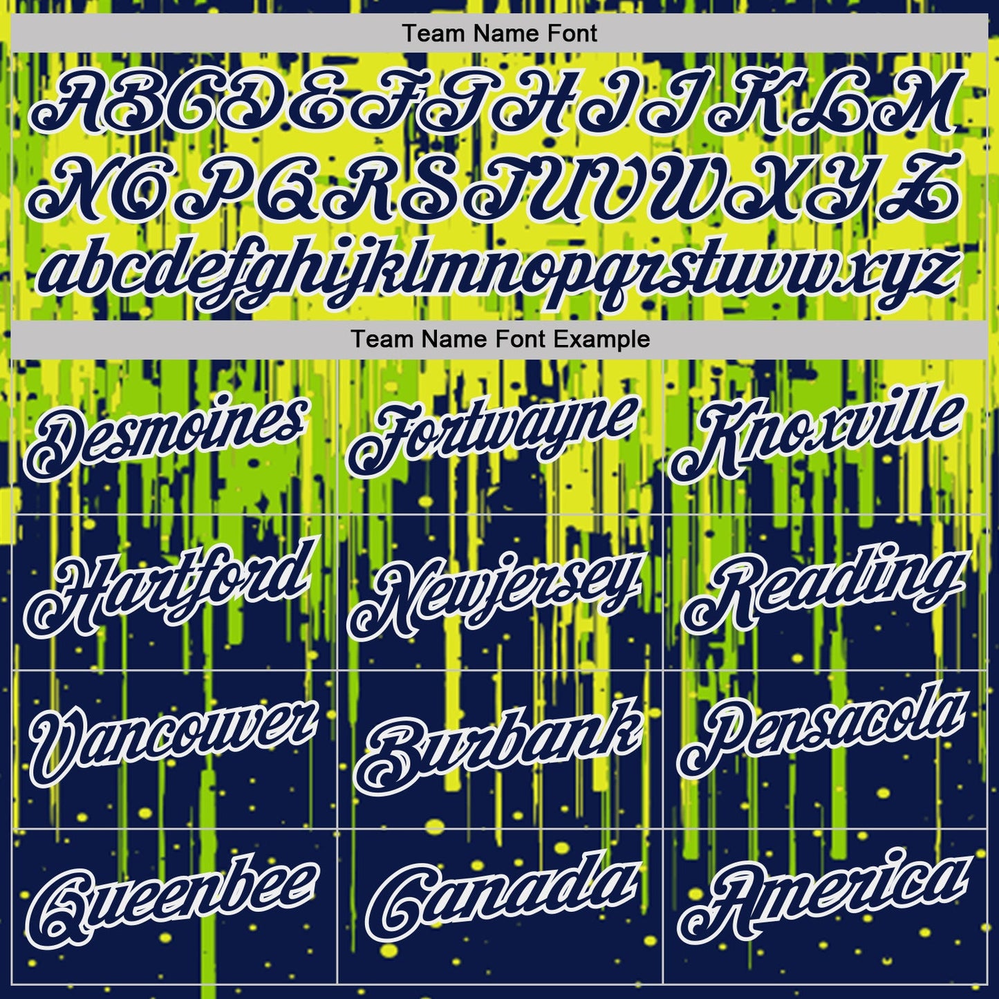 Custom Navy Neon Green Neon Yellow-White Dripping Splatter Paint Performance Polo Shirt view 4