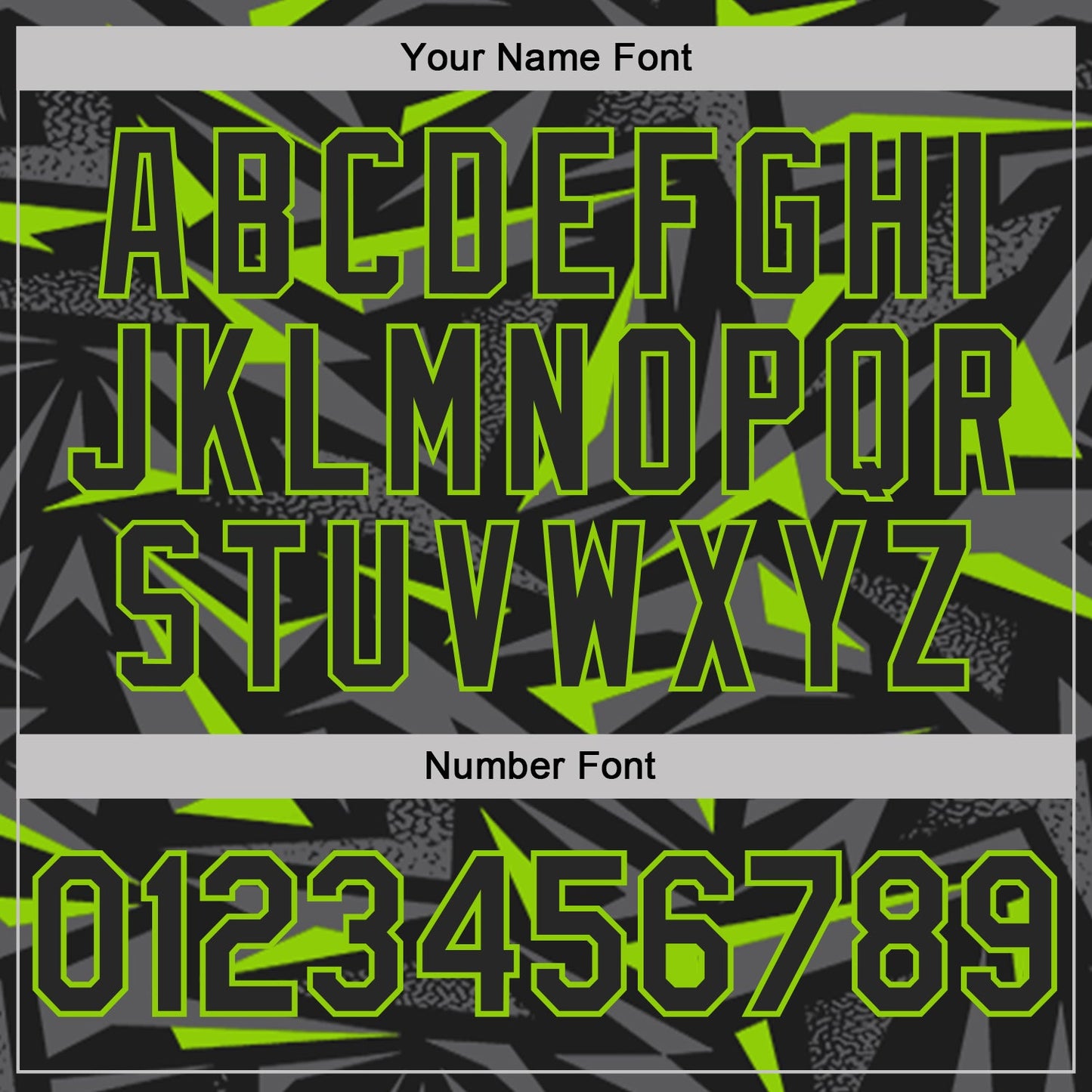 Custom Black Steel Gray-Neon Green Cyber Mecha E-sport Geometric Shards Spike Performance Polo Shirt view 5