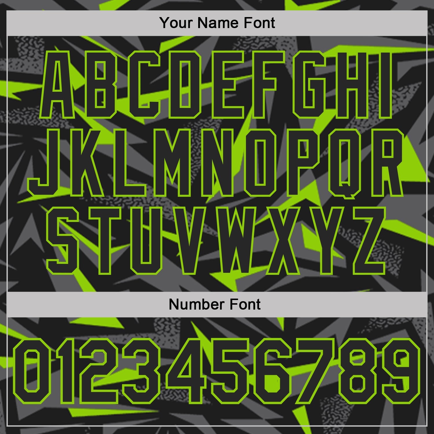Custom Black Steel Gray-Neon Green Cyber Mecha E-sport Geometric Shards Spike Performance Polo Shirt view 5